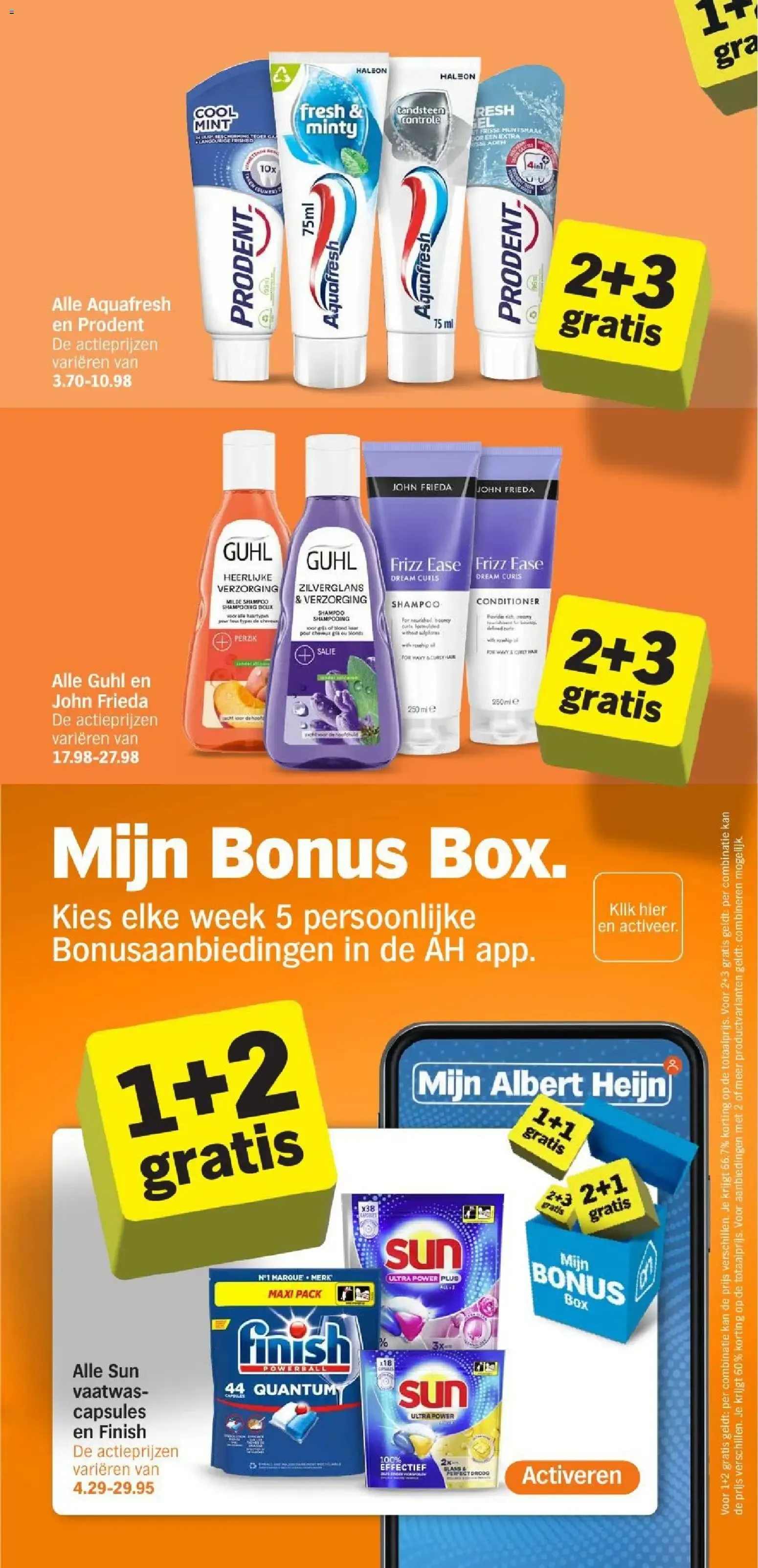AH BONUS: 2+3 GRATIS y Giga GRATIS Week van 21 september tot 27 september 2026 - Folder pagina 11