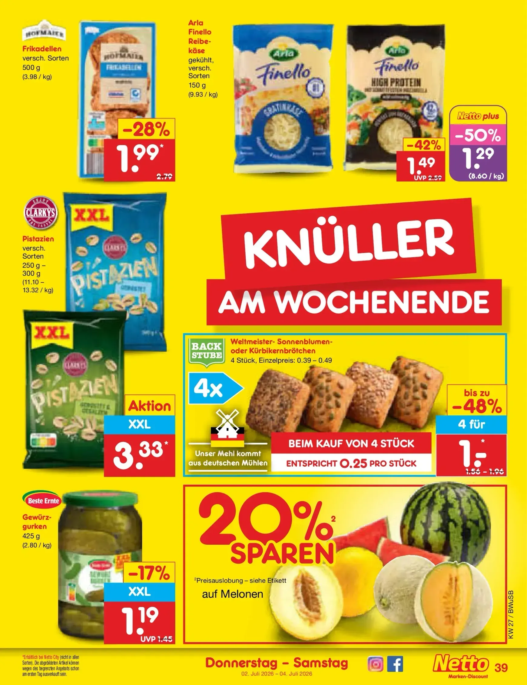 Netto Marken Discount - Sonderangebote Prospekt – von Montag 29.06.2026 bis Samstag 04.07.2026 von 29. Juni bis 4. Juli 2026 - Prospekt seite 58