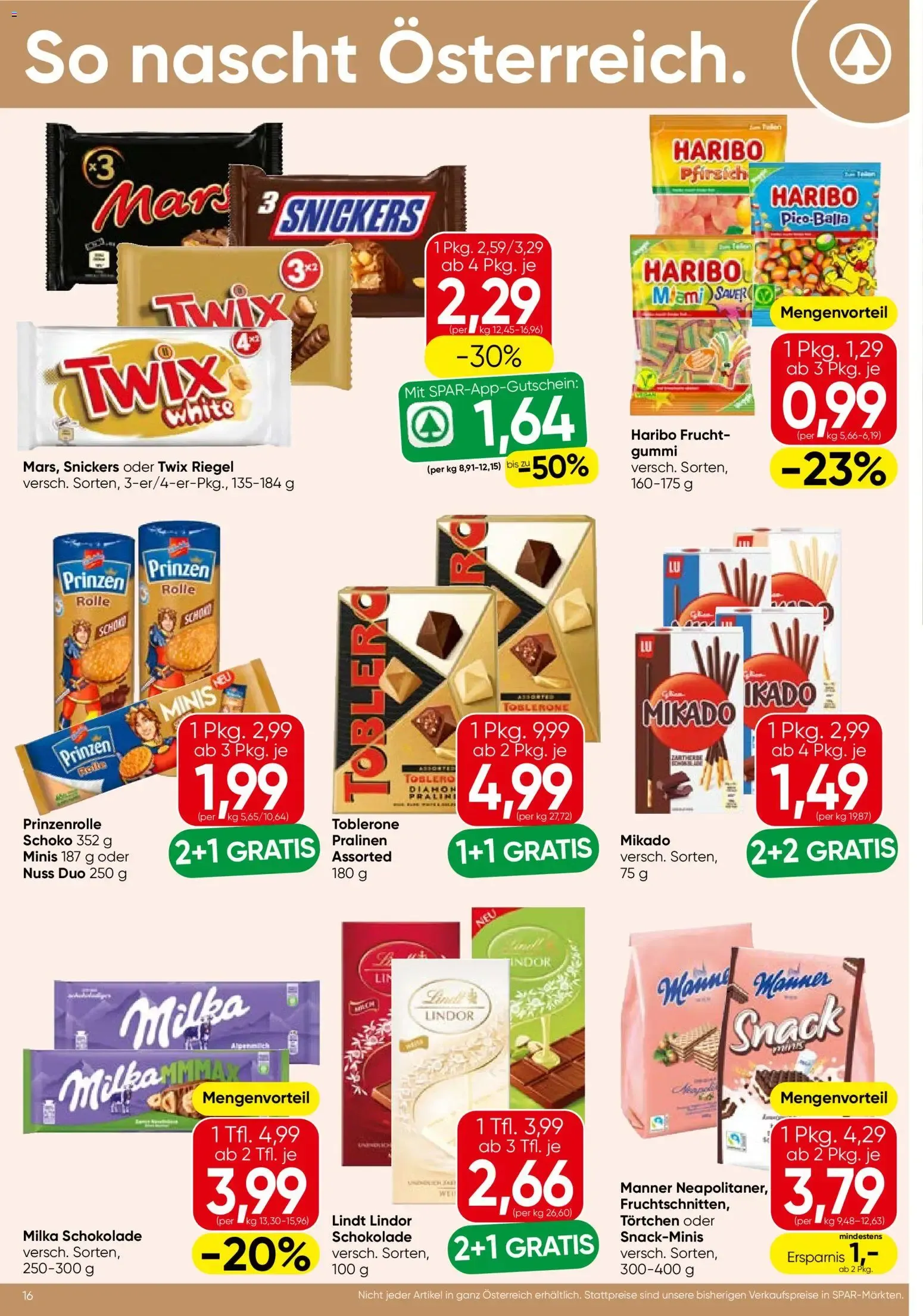 SPAR - Ofertas Semanales von 18. Juni bis 30. Juni 2026 - Flugblätt seite 16