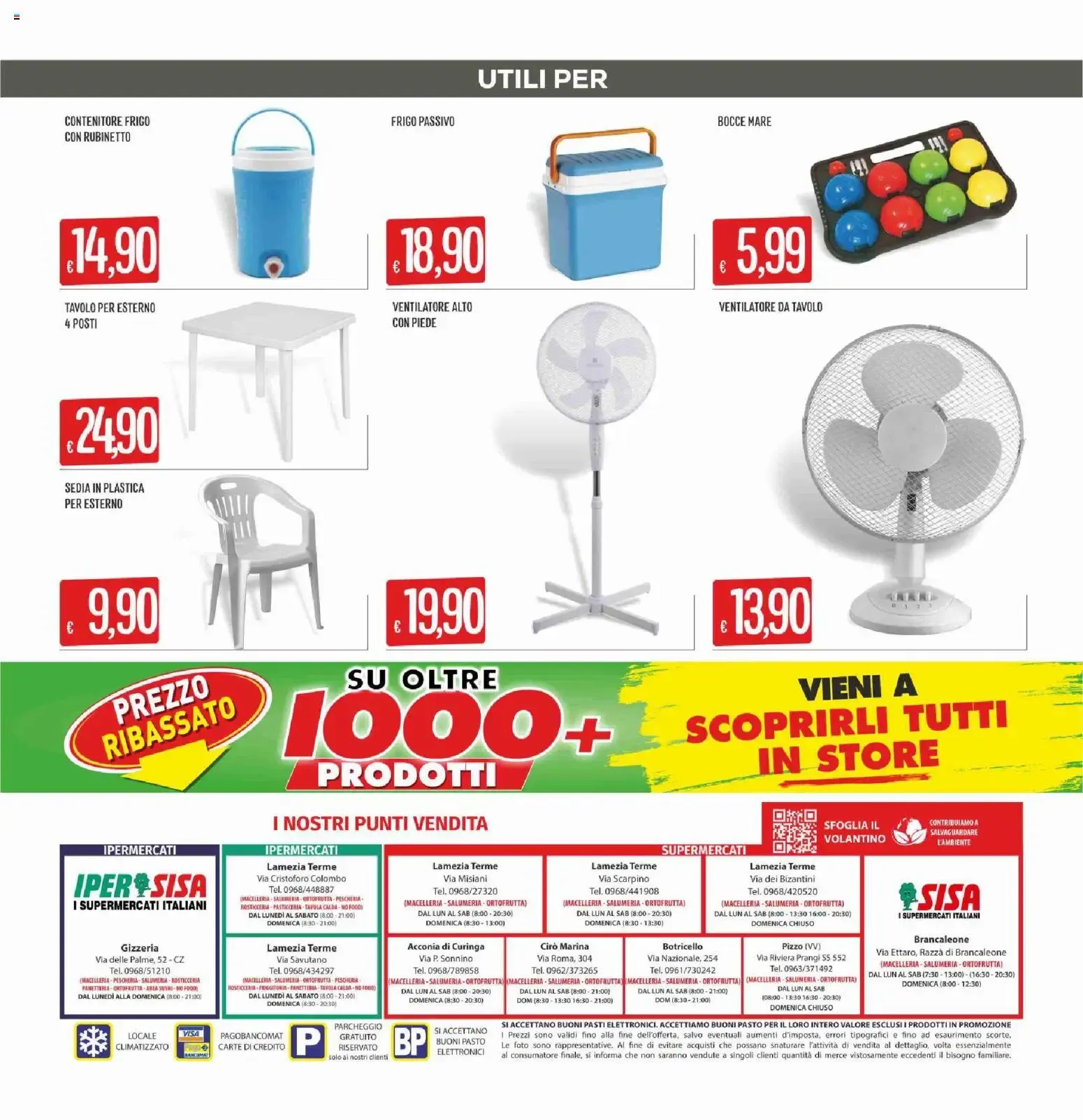 SISA I Supermercati Italiani - Un Mare di Offerte da 9 luglio a 22 luglio di 2026 - Pagina del volantino 20