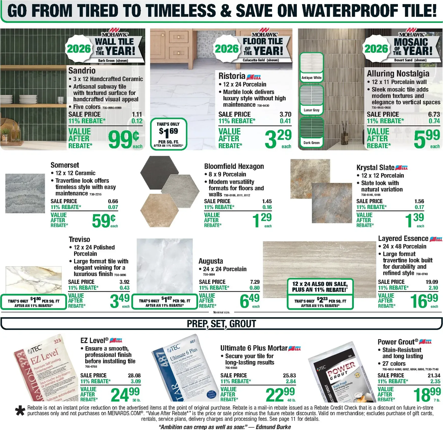 Weekly ad Menards - 11% Rebate on Everything from July 9 to July 19 2026 - Page 18