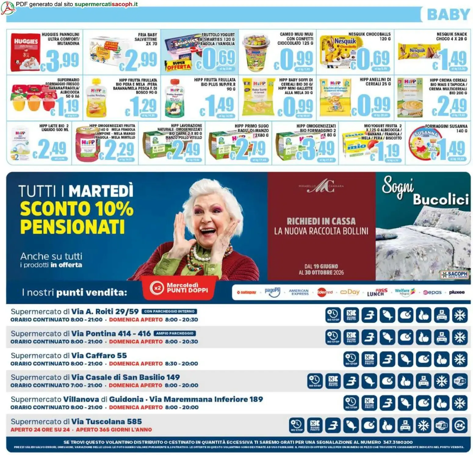Sacoph volantino dal 01/07/2026 - online Offerte da 1 luglio a 9 luglio di 2026 - Pagina del volantino 20