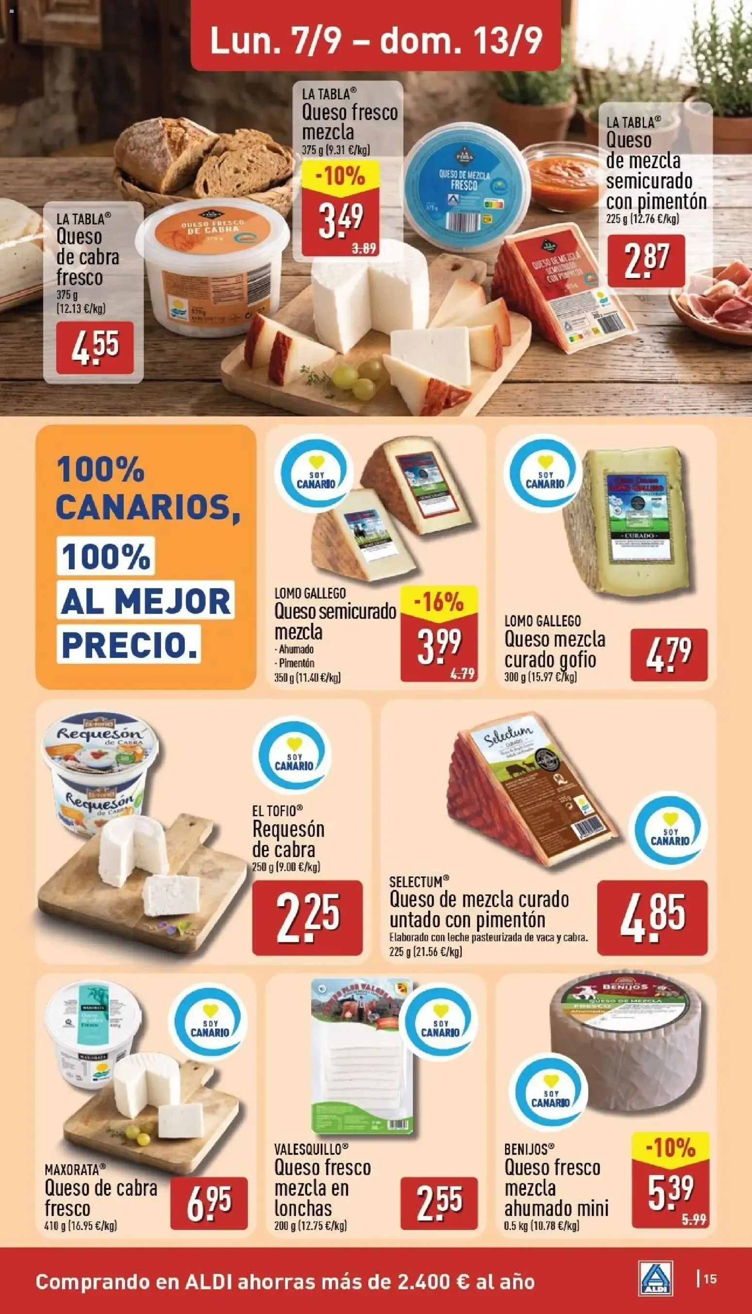Catálogo de Aldi folleto Canarias del 07/09/2026 | Catálogo 7 de septiembre al 13 de septiembre 2026 - Página 15
