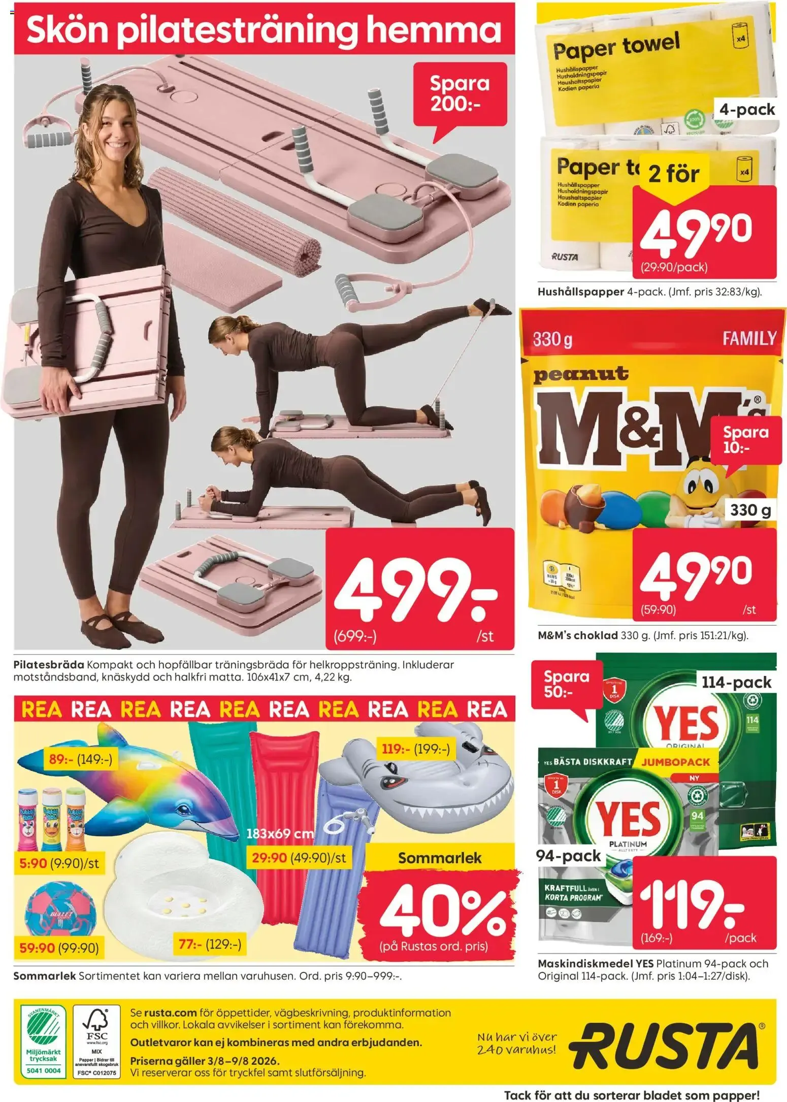 Rusta erbjudanden från 03/08/2026 - 09/08/2026 > Reklamblad nuvarande rabatter från 3 augusti till 9 augusti 2026 - Reklamblad sidor 16