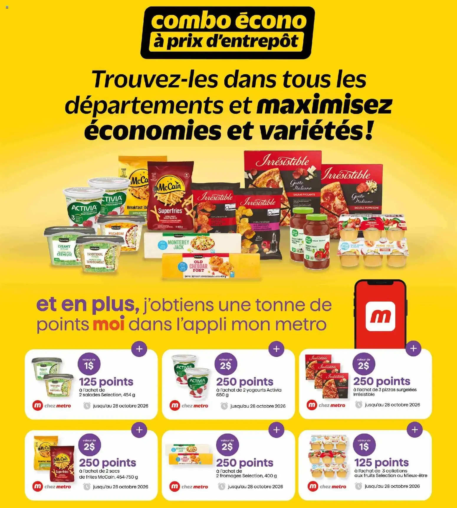 Metro circulaire - Cahier mmmaximisez from Oct 15, 2026 > weekly specials & deals from October 15 to October 21 2026 - flyer page 6