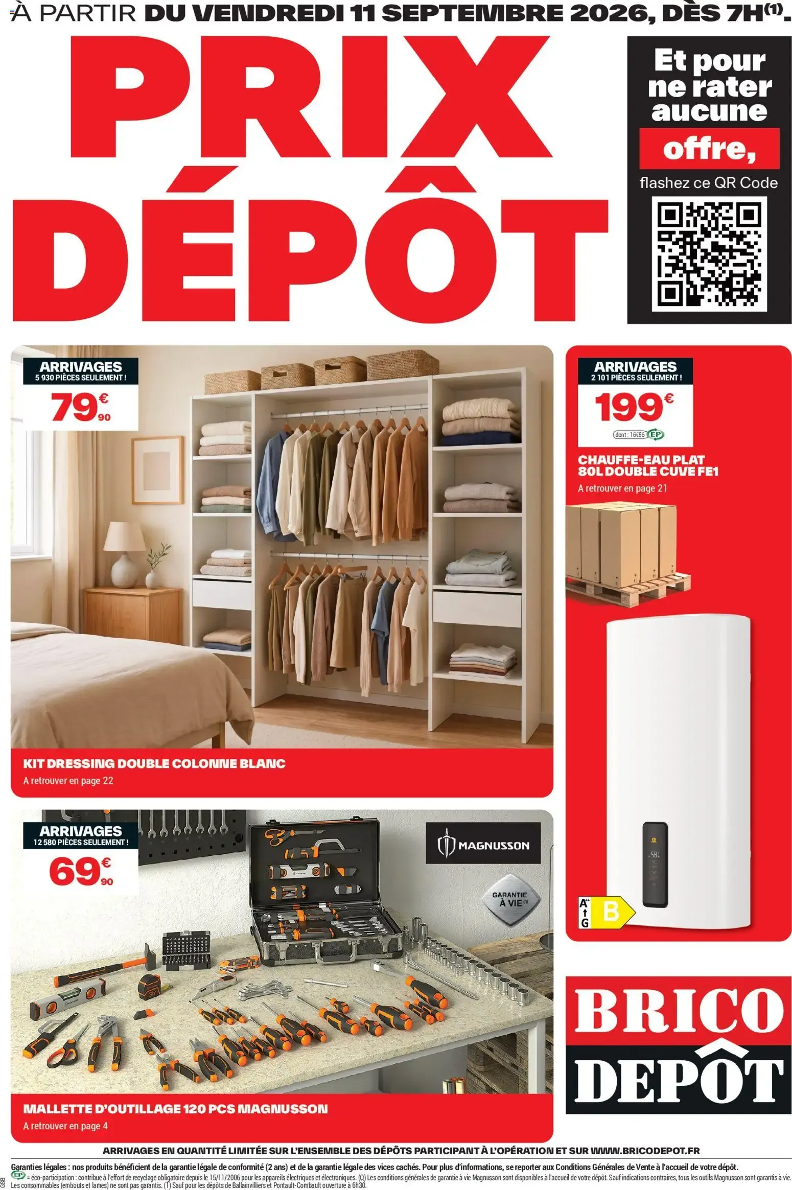 Brico Dépôt catalogue à partir du 11/09/2026 - promo en ligne
