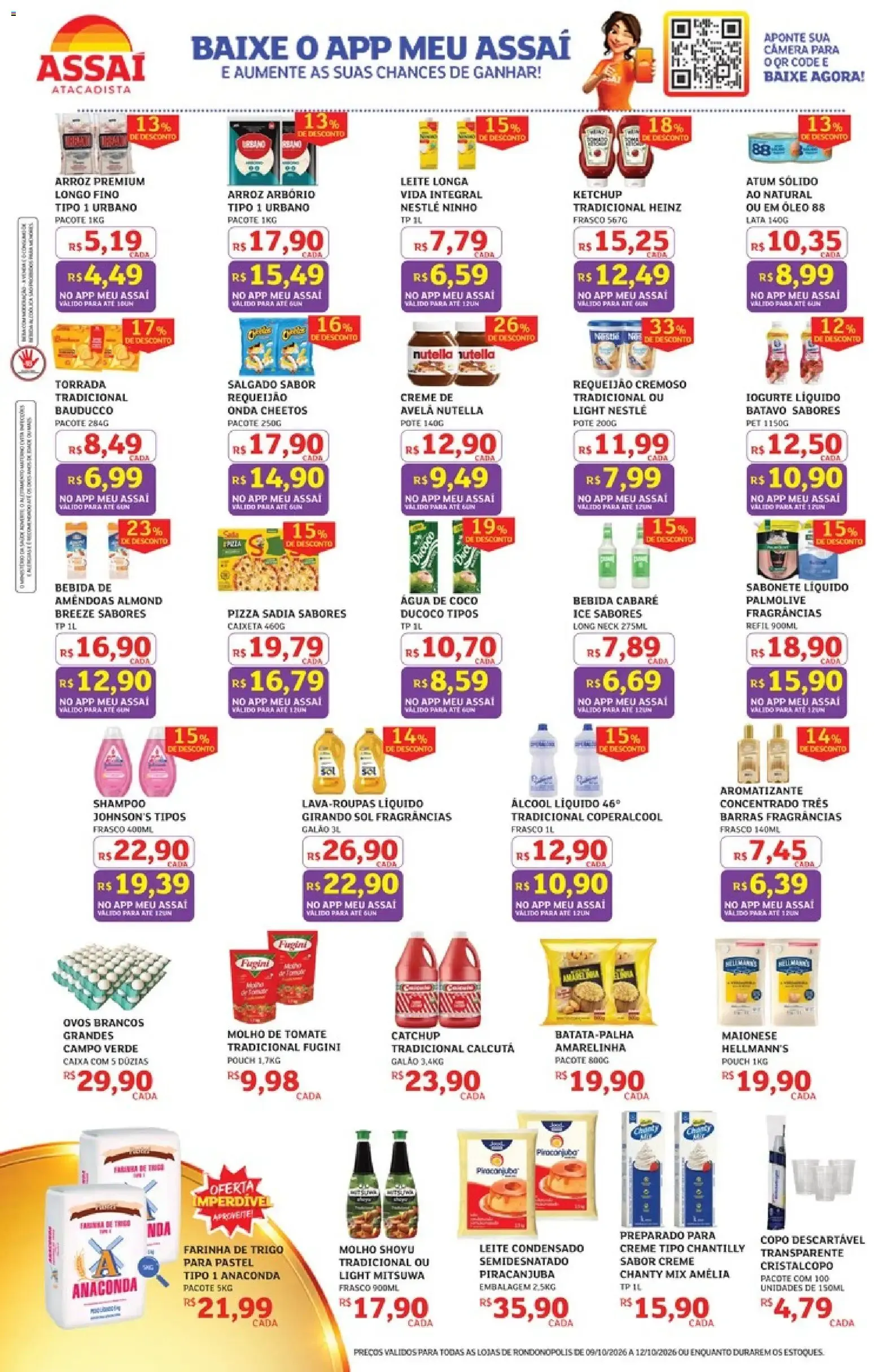 Encarte de Assaí Atacadista: Economiza$o de Aniversário 9 de outubro até 12 de outubro 2026 - Pagina 2