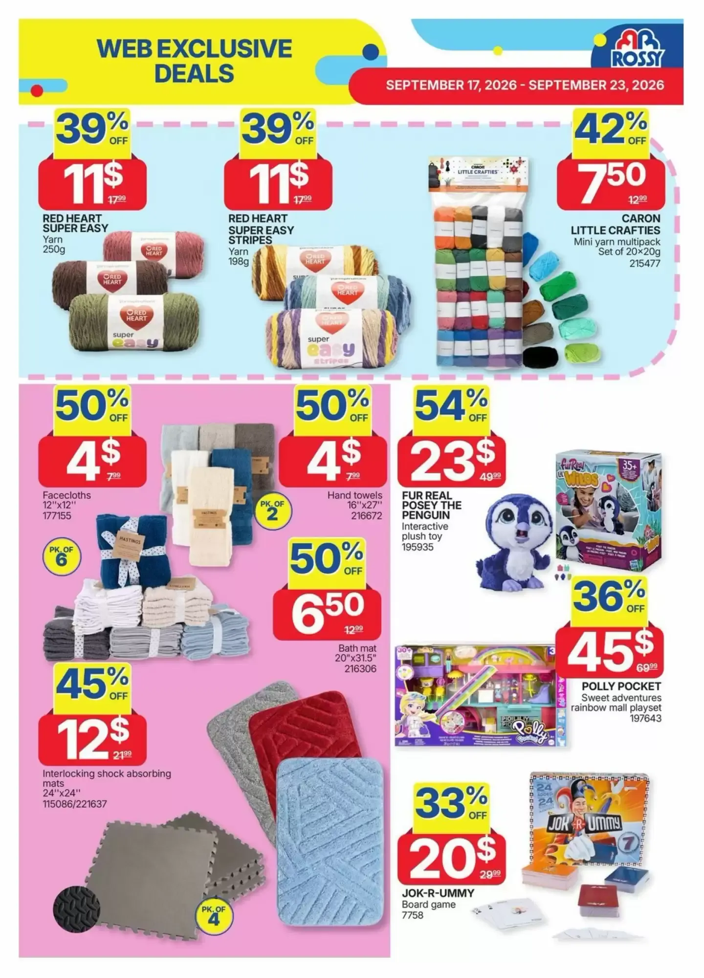 Rossy flyer week 38 from September 17 to September 23 2026 - flyer page 2