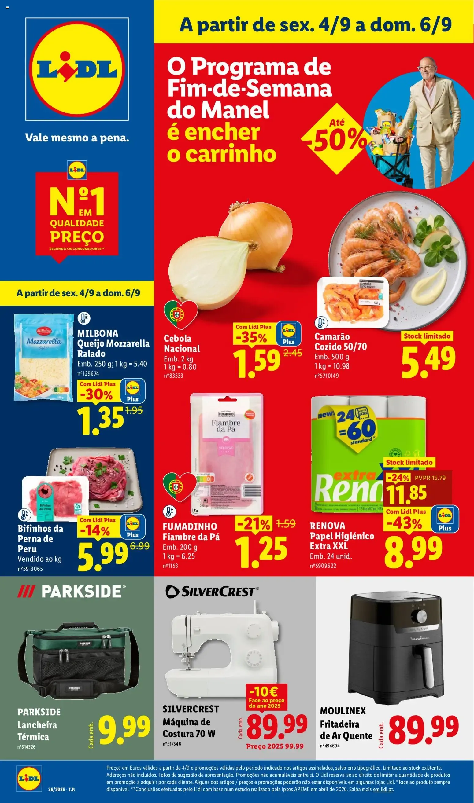 Lidl folheto Fim de Semana » de 04/09/2026 - 06/09/2026