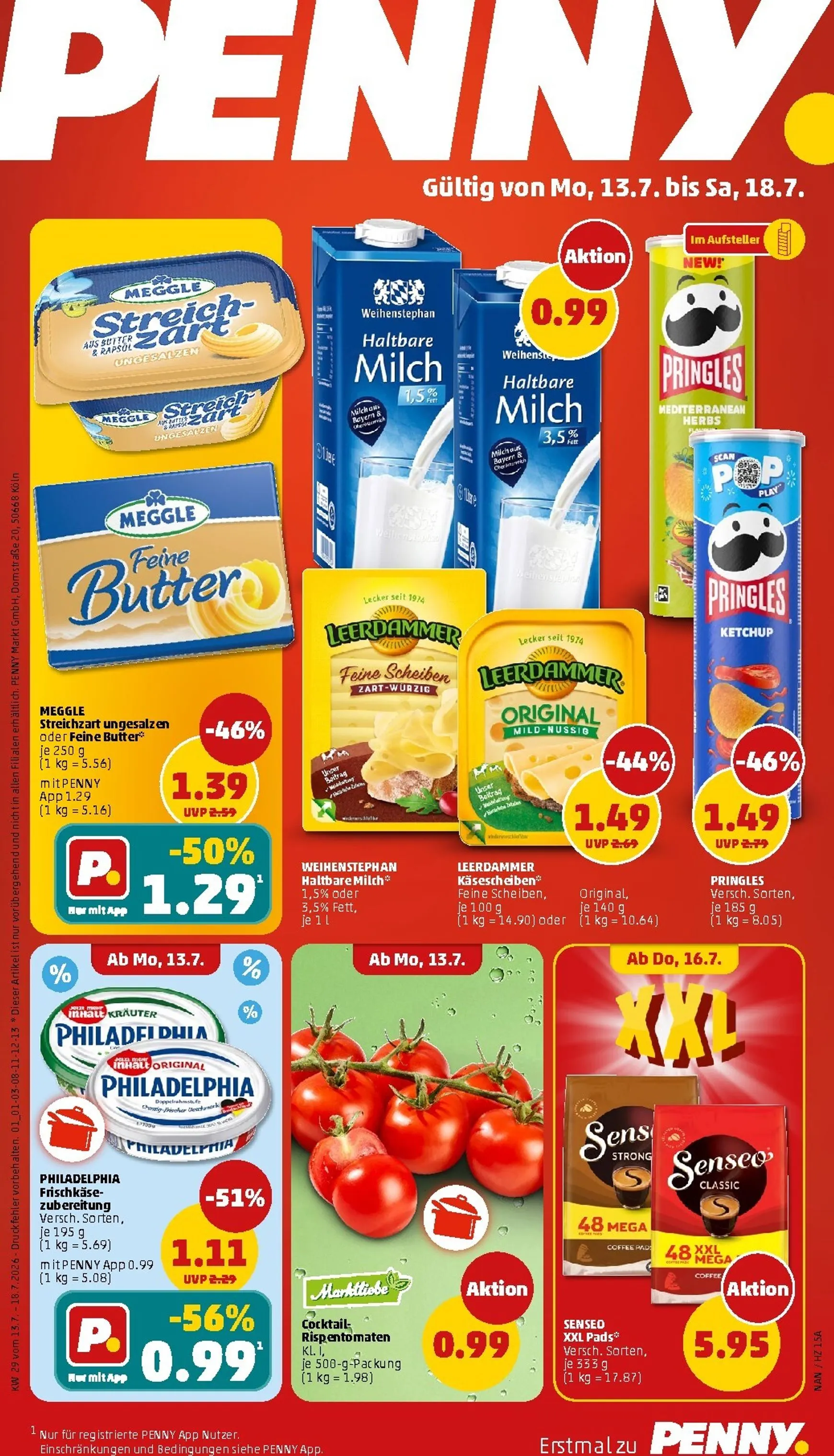 PENNY Prospekt nächste Woche – von Montag 13.07.2026 bis Samstag 18.07.2026
