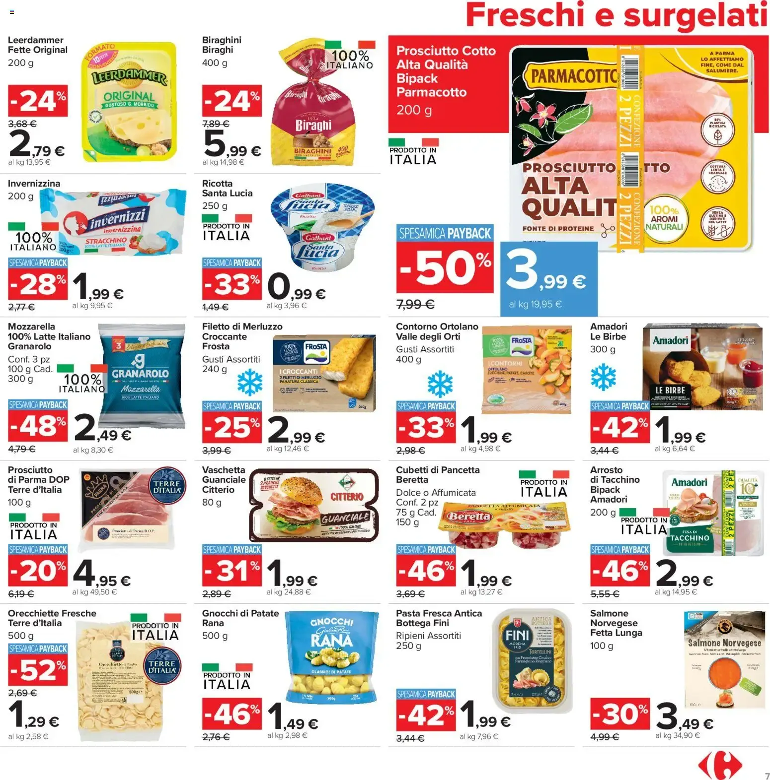 Carrefour Market - SCONTI hasta el 50% da 13 ottobre a 22 ottobre di 2026 - Pagina del volantino 7