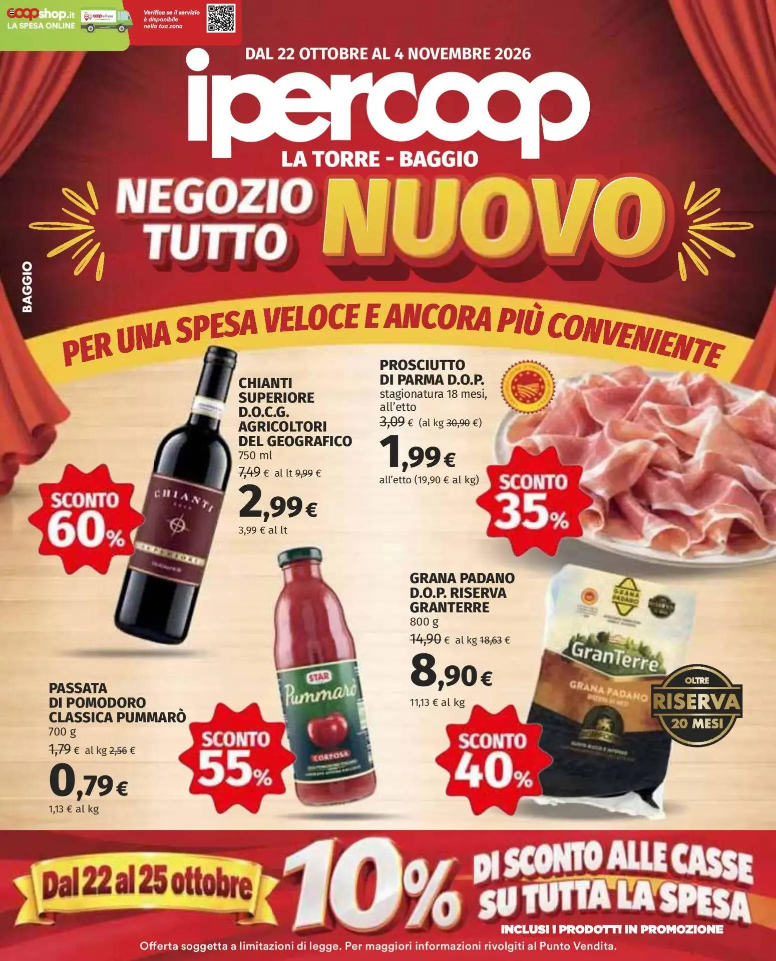 Anteprima volantino Ipercoop dal 22/10/2026 - nuovo offerte da 22 ottobre a 4 novembre di 2026 - Pagina del volantino 1