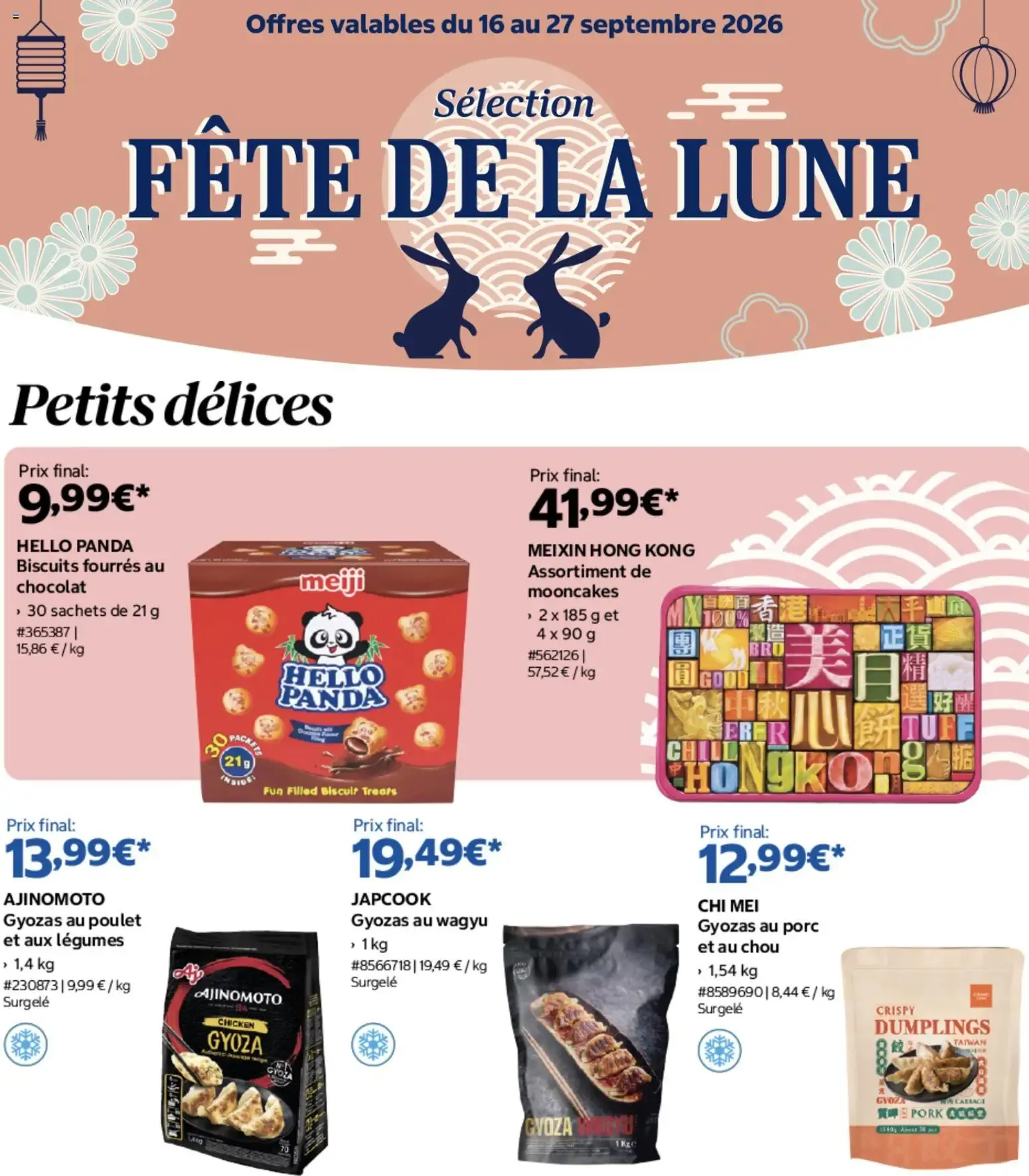 Sélection FÊTE DE LA LUNE du 16 septembre au 27 septembre 2026 - Catalogue page 1