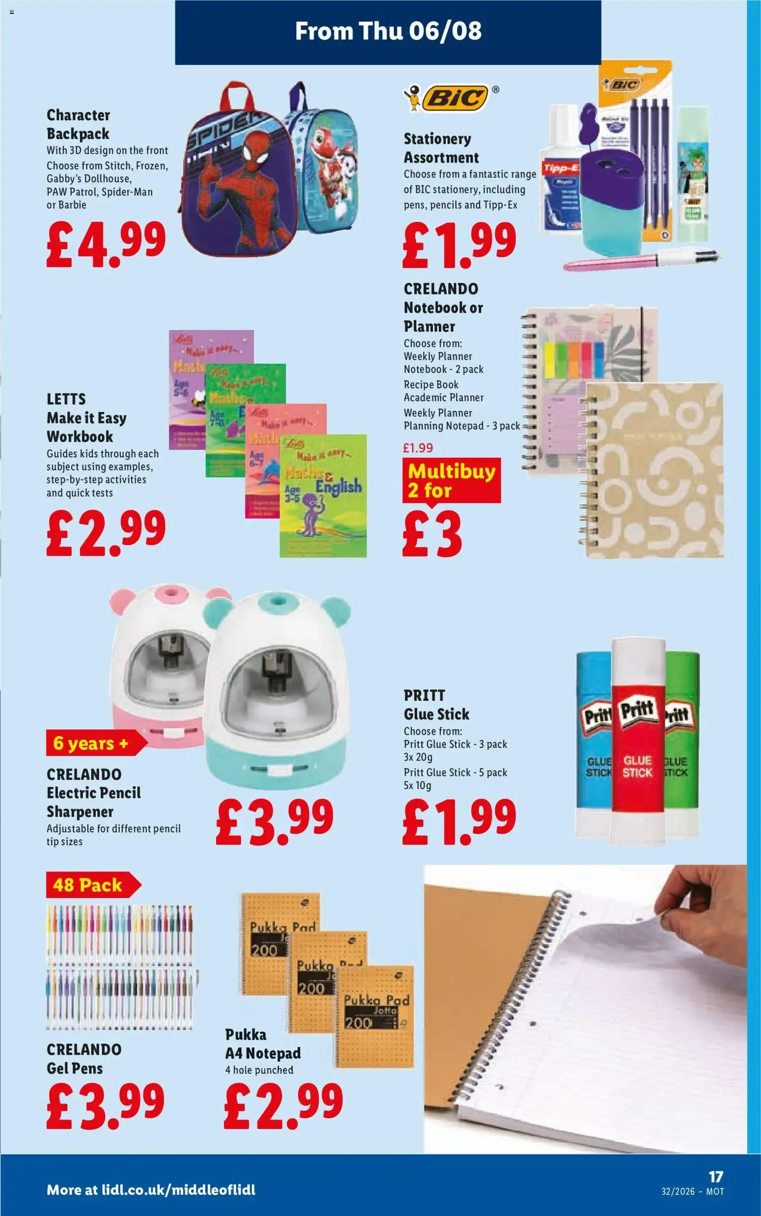 Lidl Scotland: Ofertas para la Vuelta al Cole from 6 August to 12 August 2026 - Catalogue Page 21
