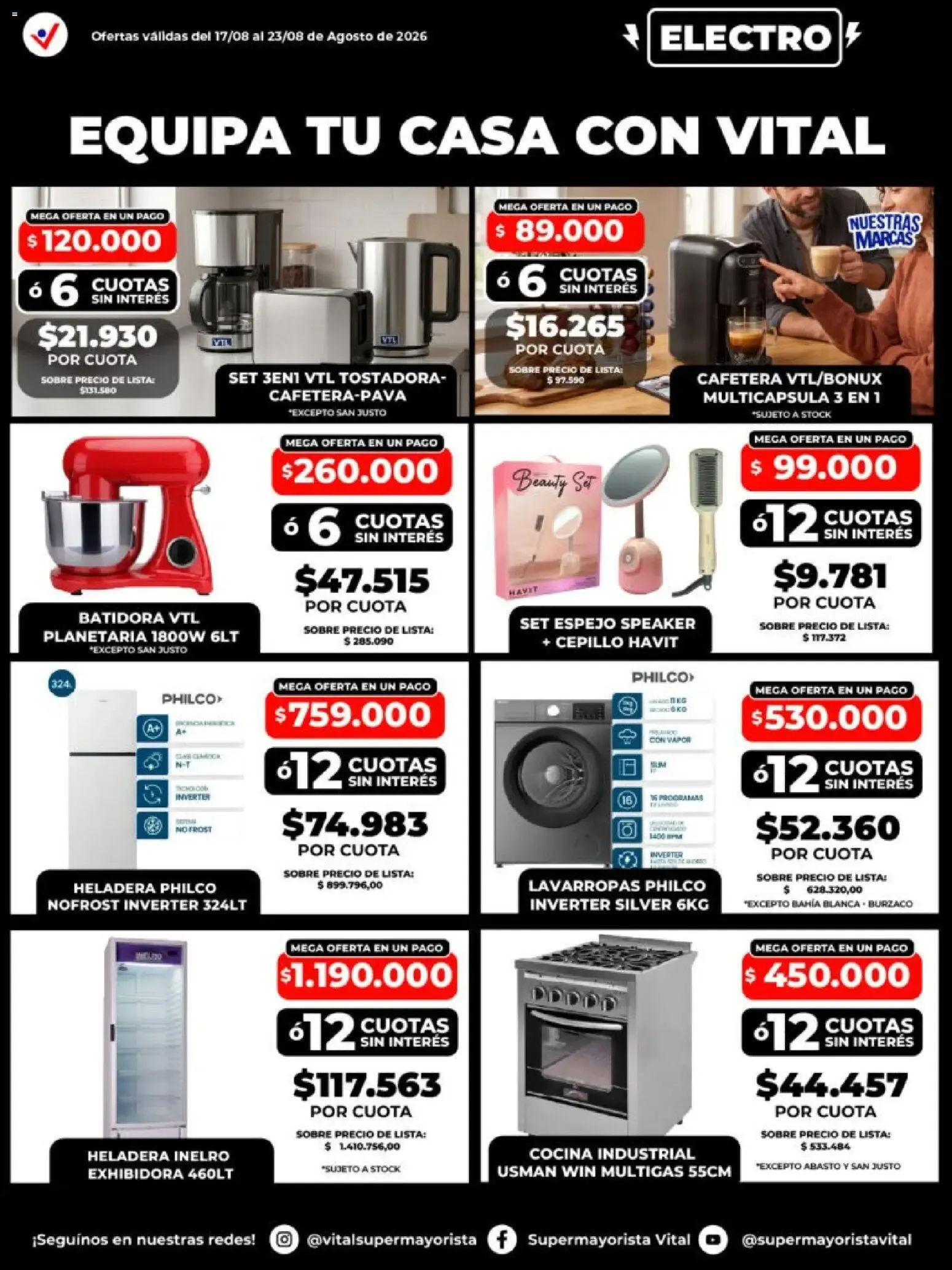 Ofertas de Vital Supermayorista - Ofertas de Smart TVs 17 de agosto al 23 de agosto 2026 - Página 2 del catálogo
