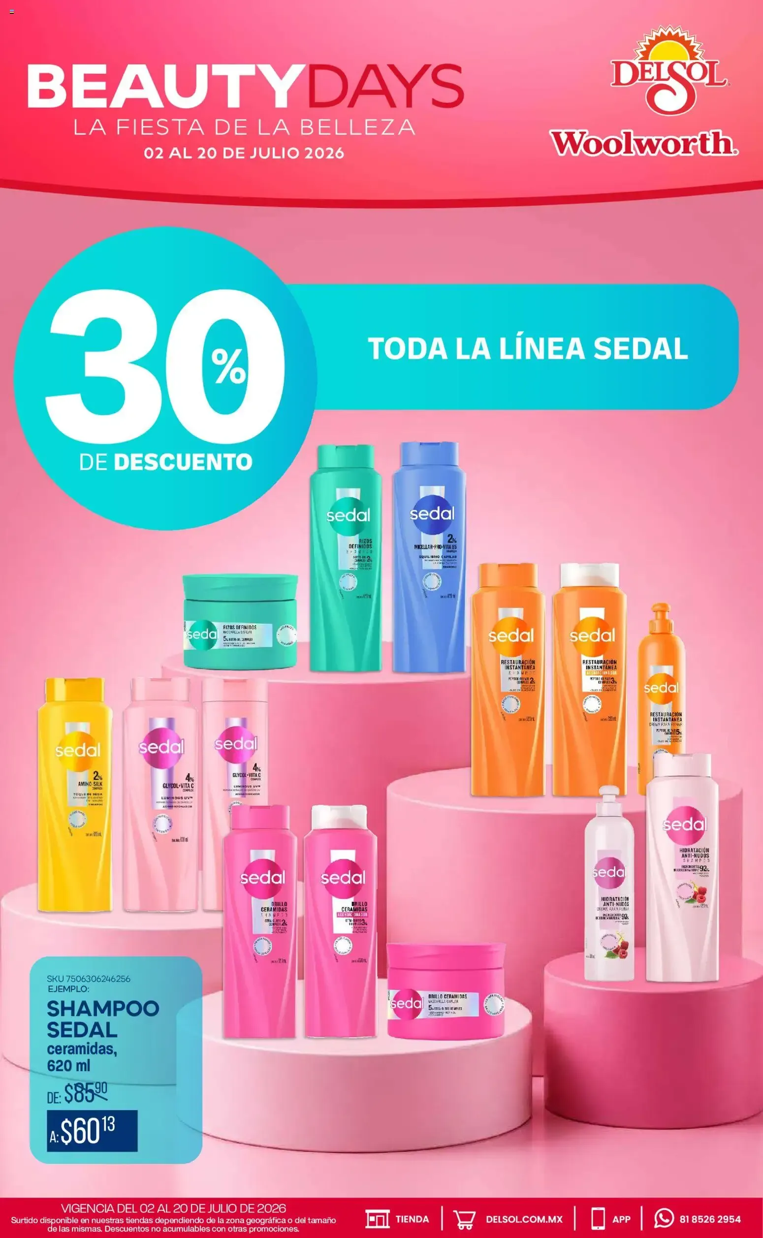 Catálogo de Del Sol y Woolworth katalog Beauty Days (02/07/2026 - 20/07/2026) - catálogo en línea 2 de julio al 20 de julio 2026 - Pagina 1