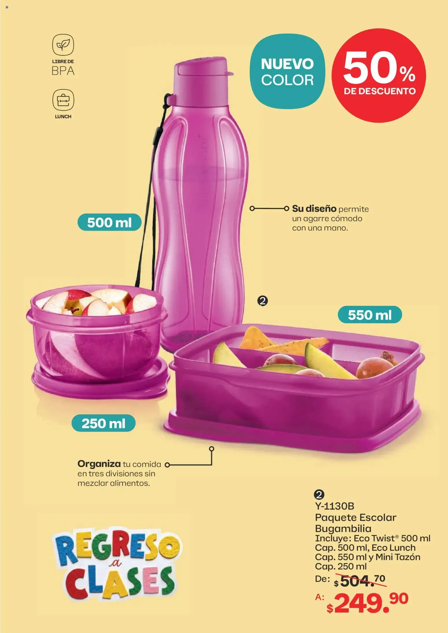Catálogo de Tupperware Tips 08: Lo Mejor para el Regreso a Clases 13 de julio al 9 de agosto 2026 - Pagina 3