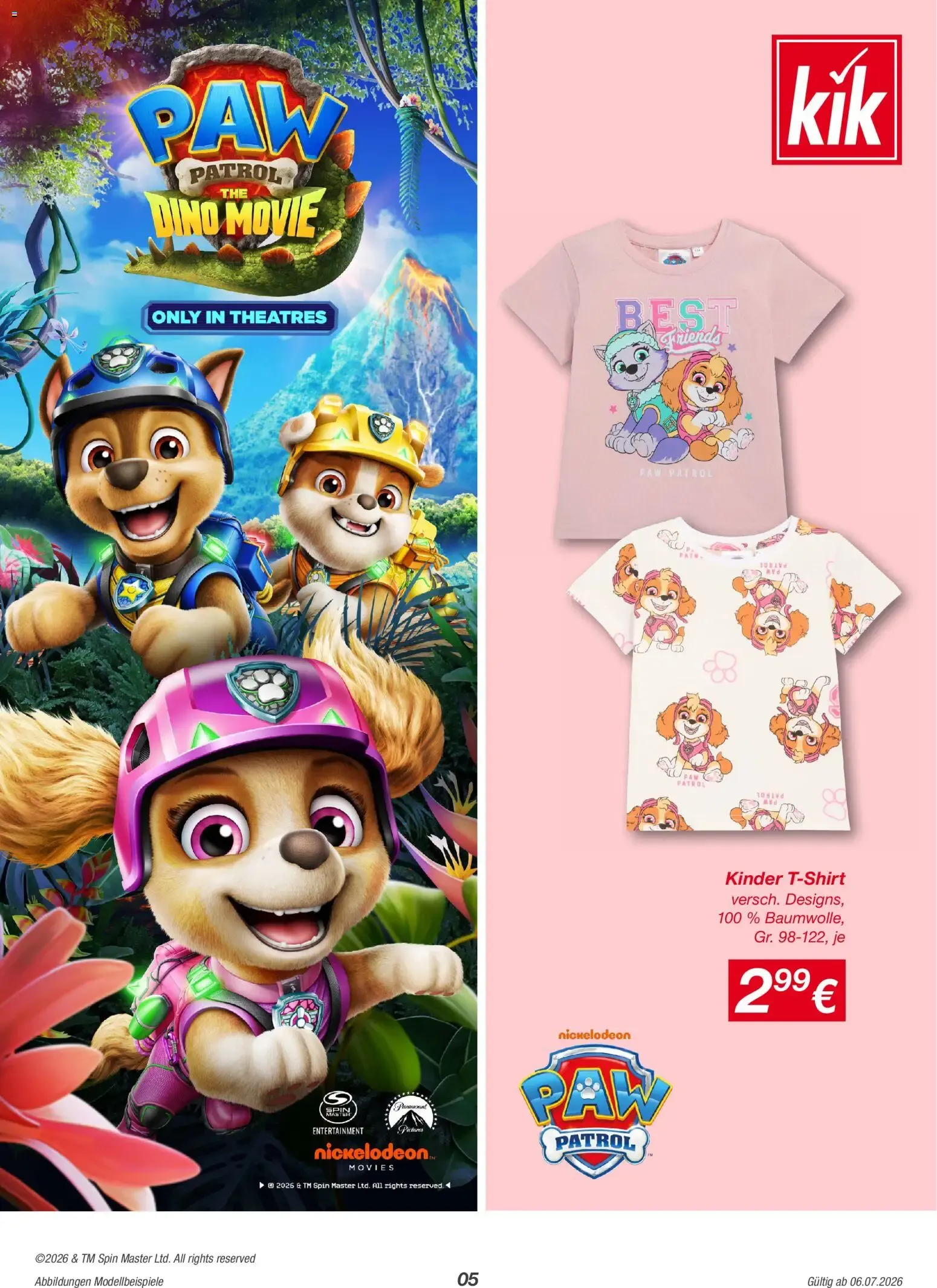 Kleine Helden werden gross - Paw Patrol Artikel von 6. Juli bis 10. August 2026 - Prospekt seite 5