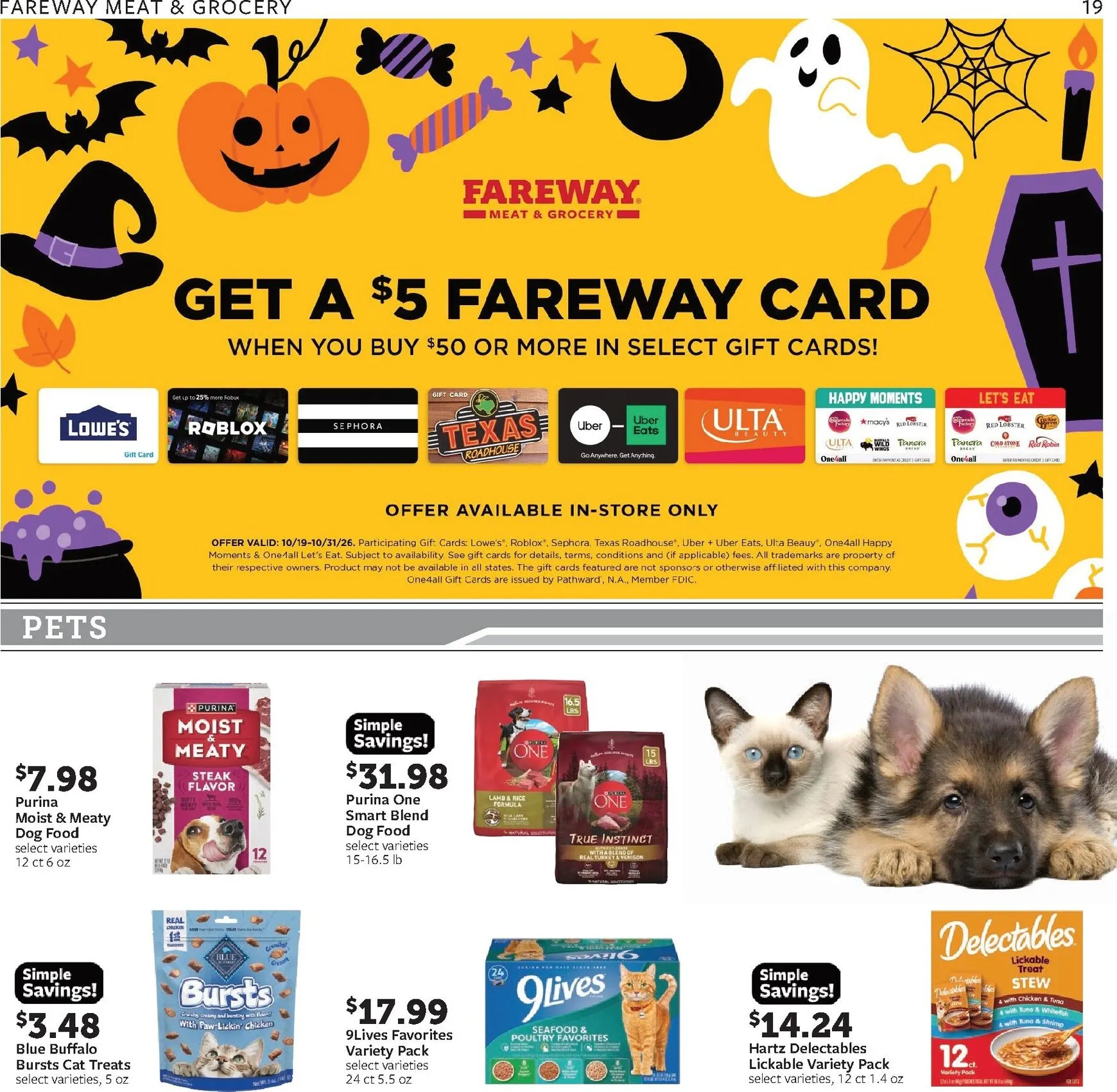 Weekly ad Current Fareway leaflet valid from Monday 10/26/2026 to Saturday 10/31/2026 from October 26 to October 31 2026 - Page 19