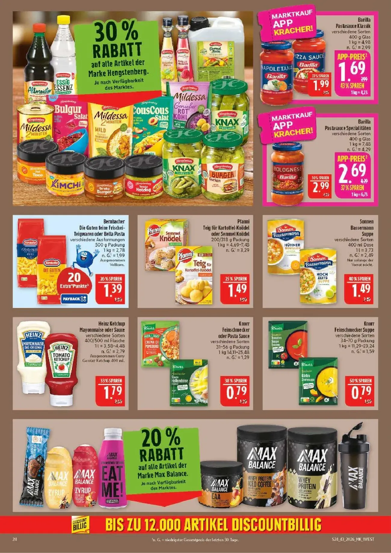 Marktkauf App: Scannen & Clever Sparen von 19. Oktober bis 24. Oktober 2026 - Prospekt seite 24