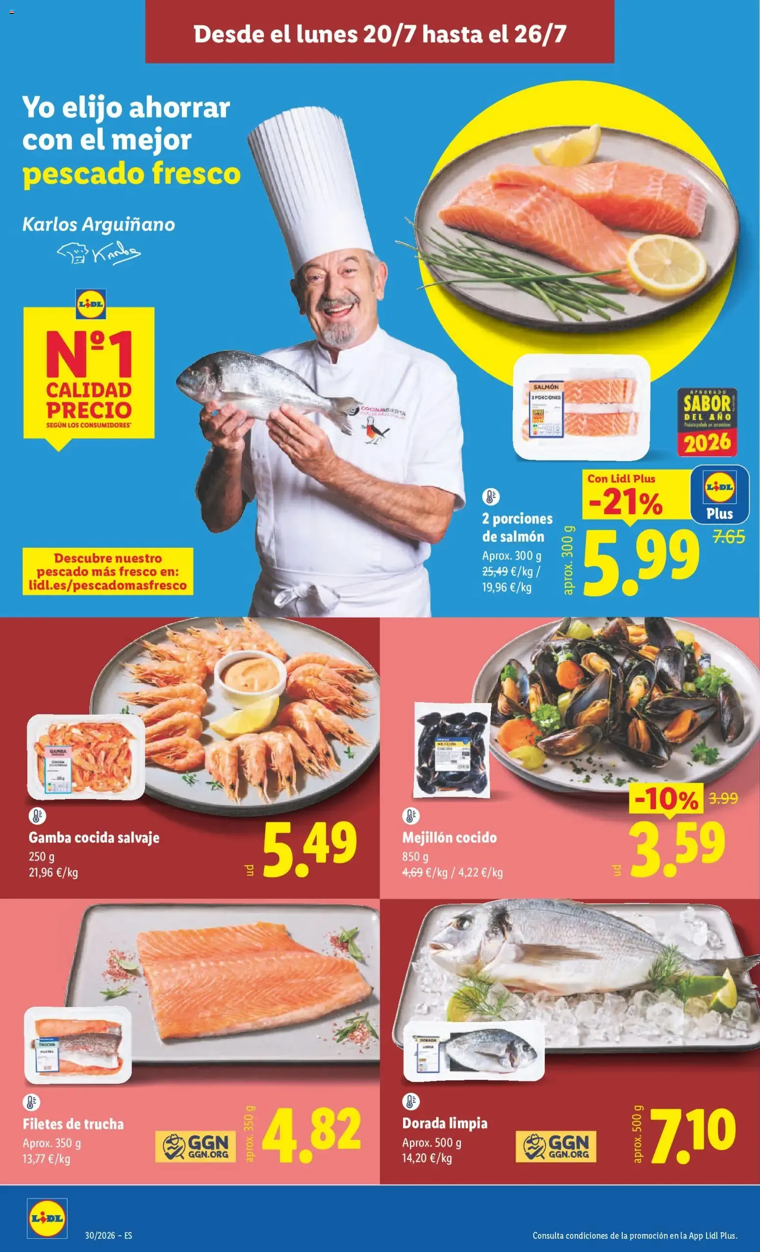 Catálogo de Lidl folleto del 20/07/2026 | Ofertas 20 de julio al 26 de julio 2026 - Página 8