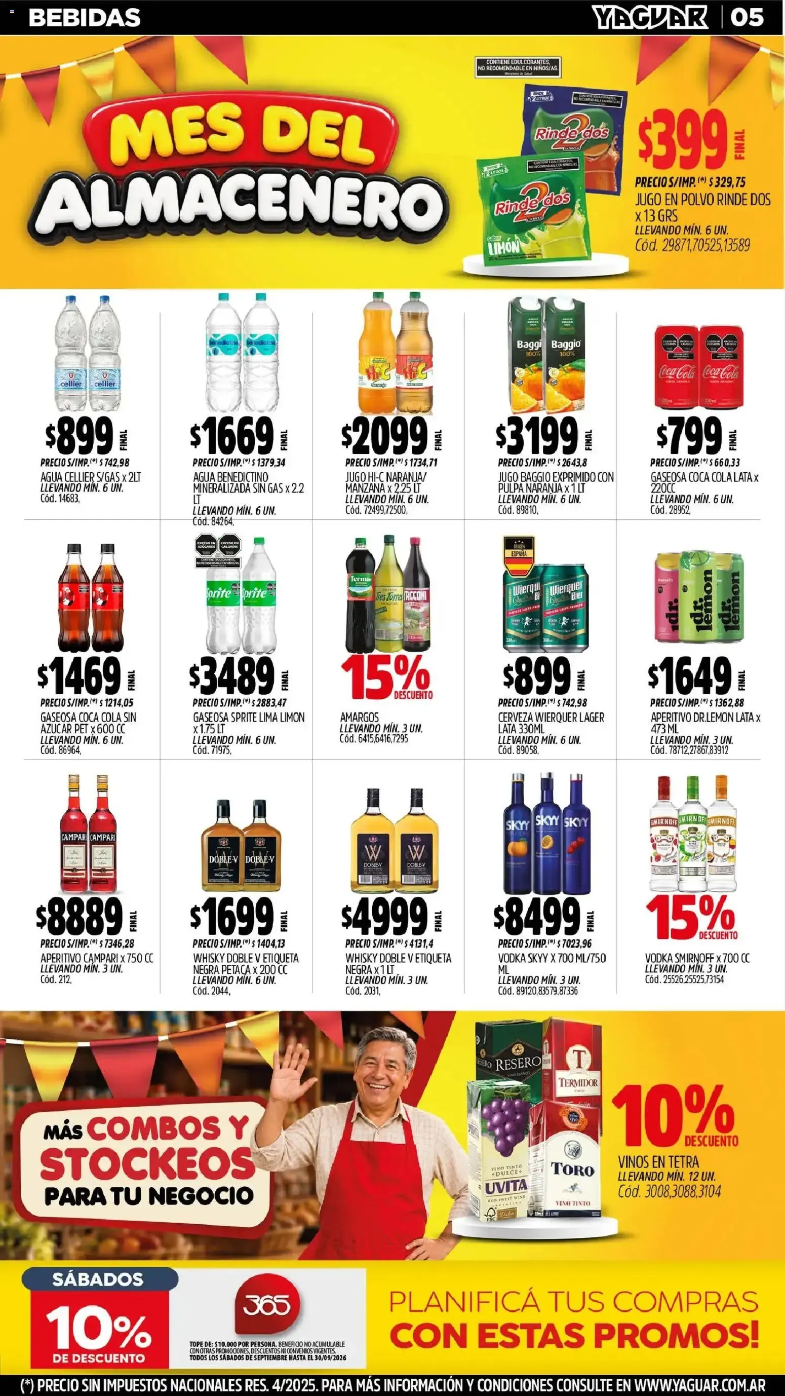 Ofertas de Mayorista Yaguar - Mes del Almacenero 31 de agosto al 6 de septiembre 2026 - Página 5 del catálogo