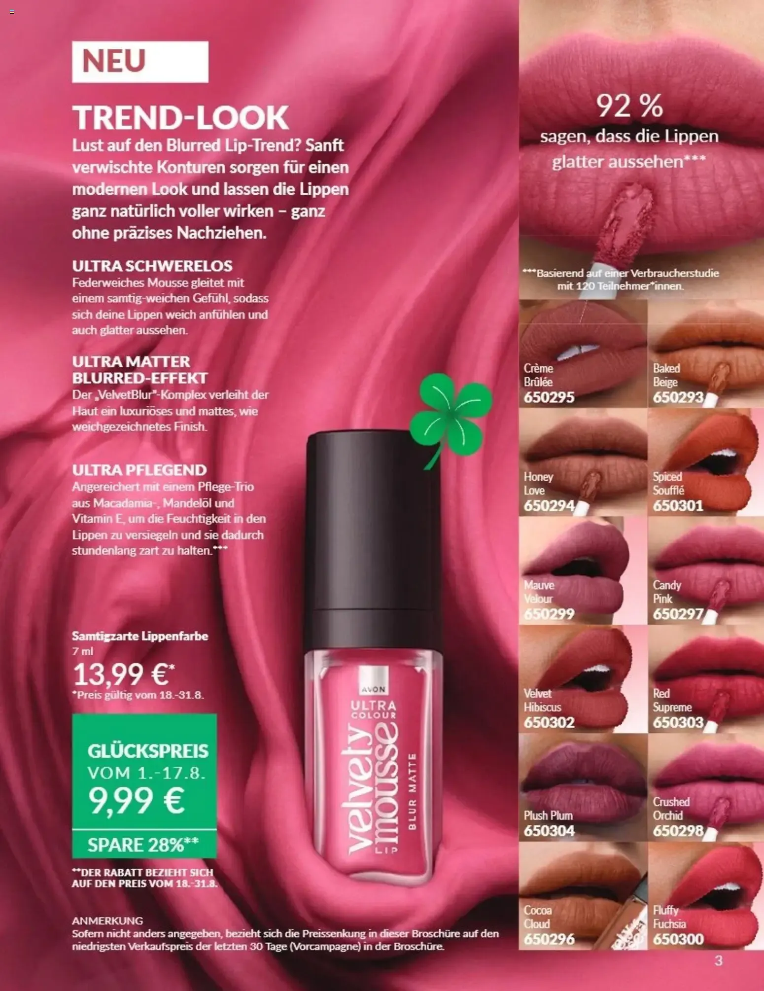 Katalog AVON August 2026 vom 08.08.2026 – Angebote online von 1. August bis 31. August 2026 - Prospekt seite 2