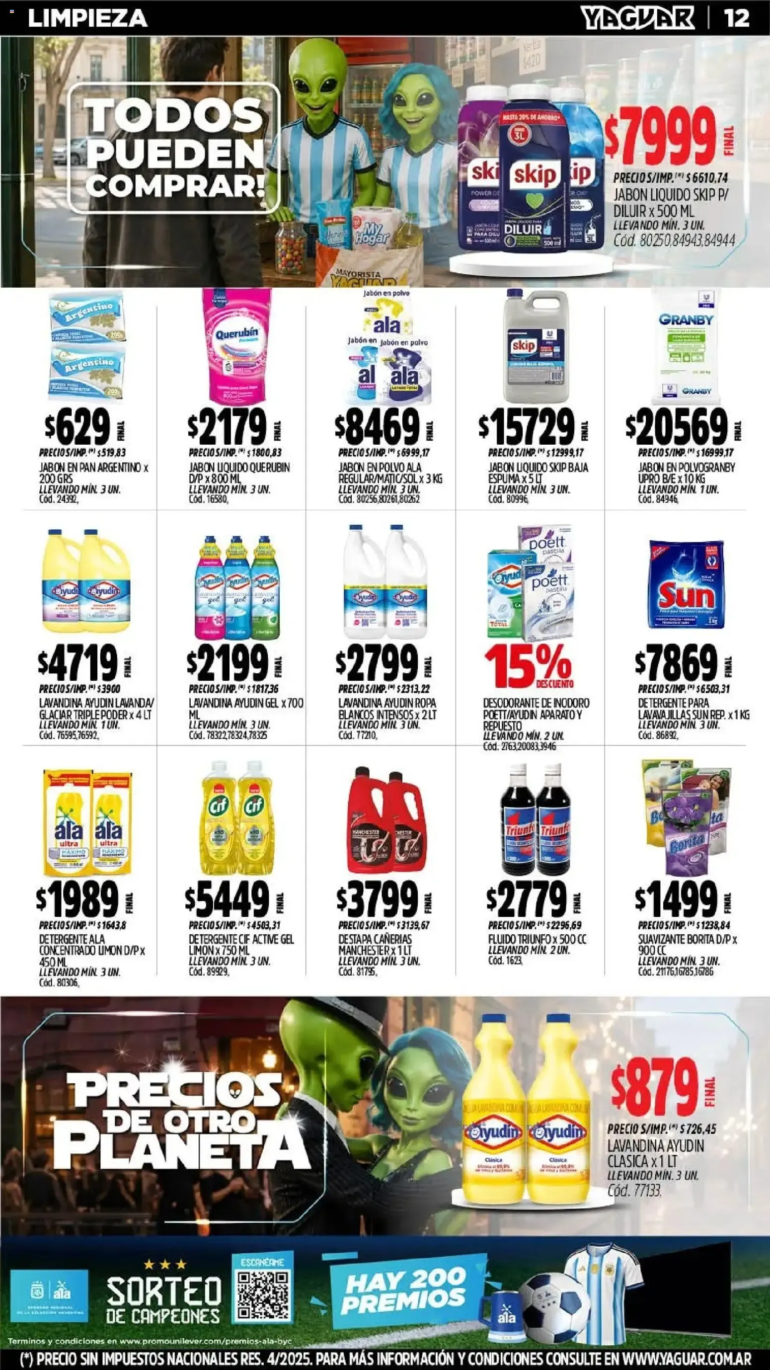 Ofertas de Mayorista Yaguar: Precios de Otro Planeta 13 de julio al 18 de julio 2026 - Página 13 del catálogo