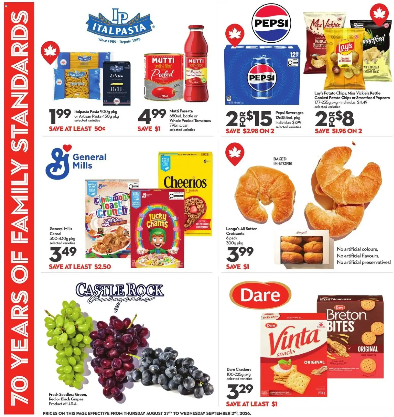 Longo's weekly flyer / circulaire from Sep 3, 2026 > weekly specials & deals from September 3 to September 9 2026 - flyer page 12