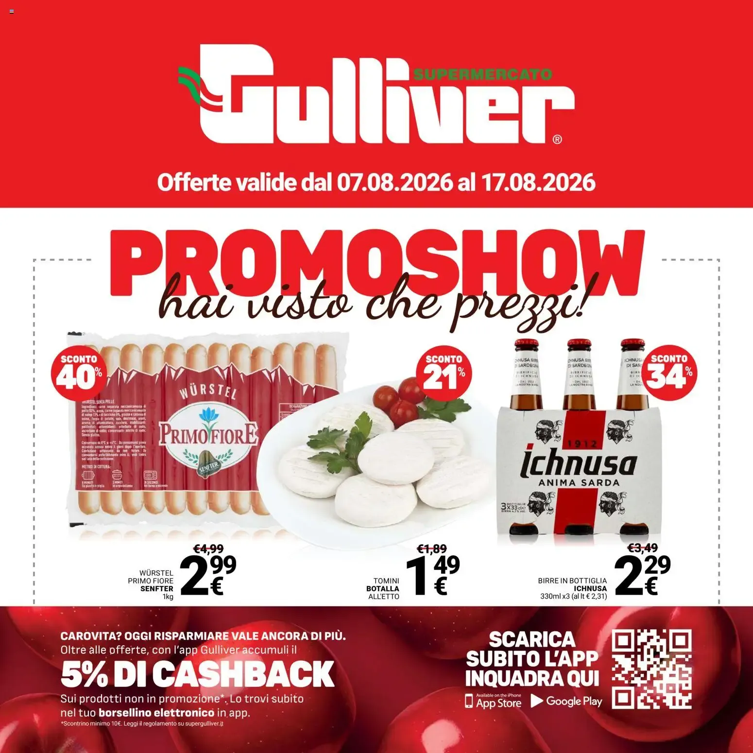 Nuovo Gulliver volantino dal 07/08/2026 > offerte anteprima 🛍️ da 7 agosto a 17 agosto di 2026 - Pagina del volantino 1