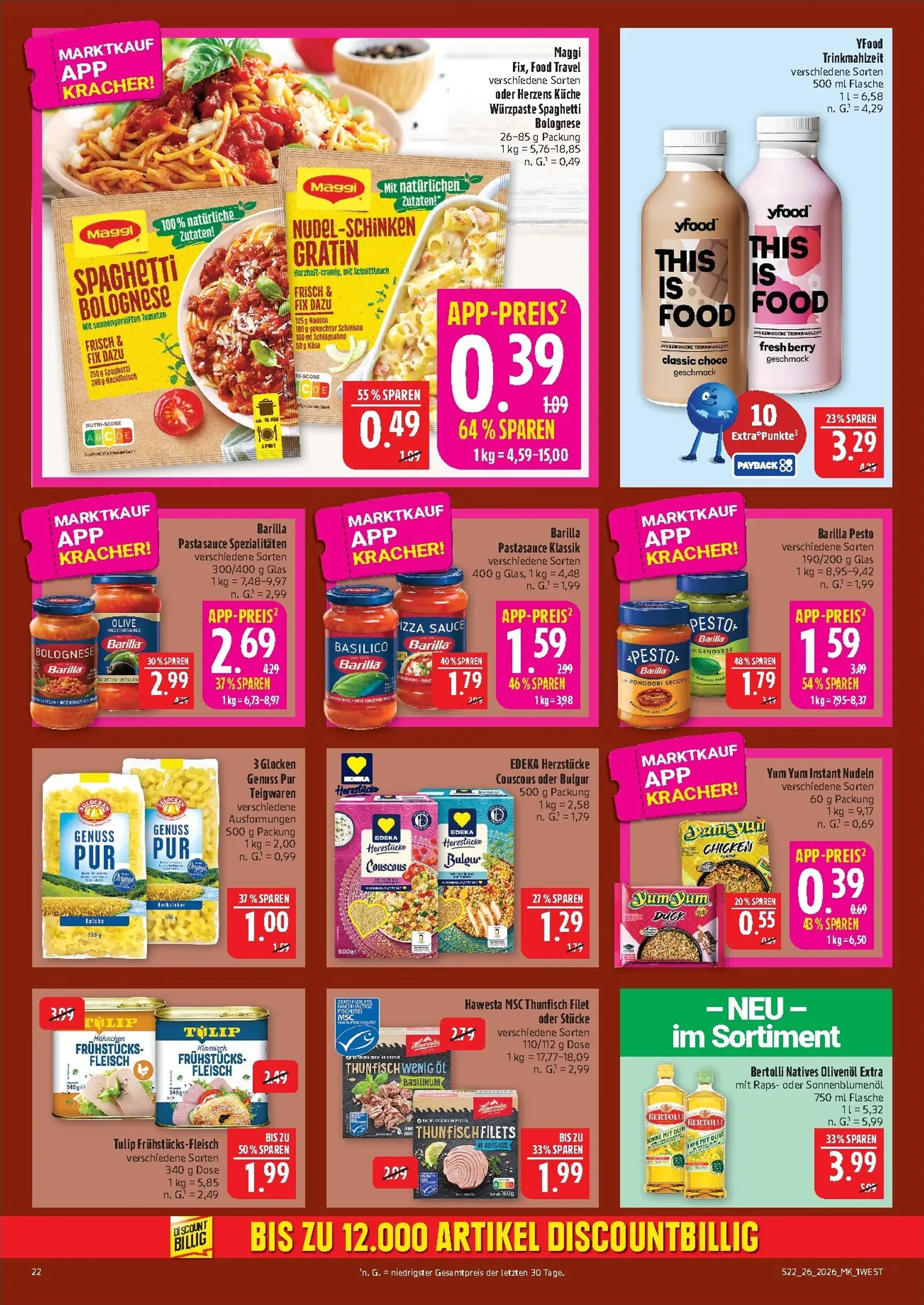 Marktkauf Prospekt – von Montag 22.06.2026 bis Samstag 27.06.2026 von 22. Juni bis 27. Juni 2026 - Prospekt seite 22