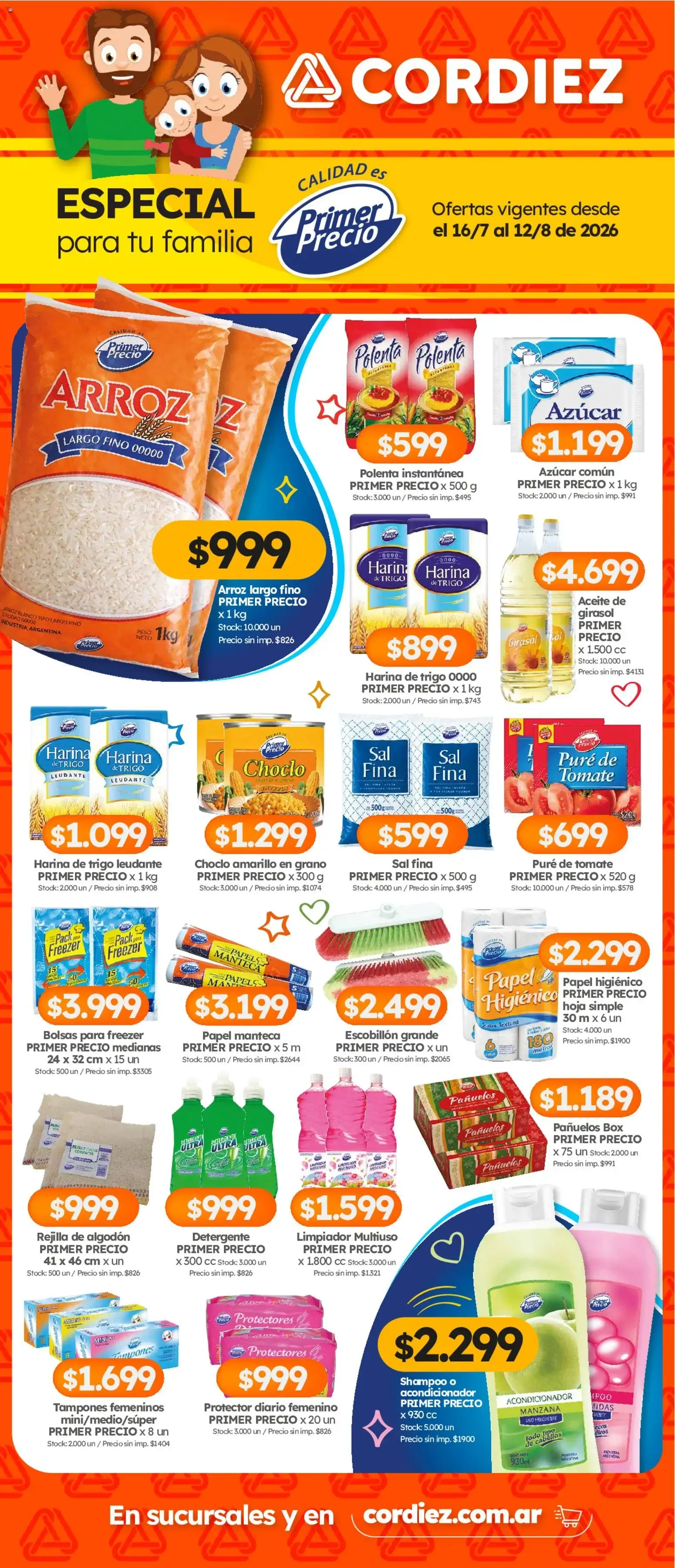 Ofertas de Cordiez ofertas || del 16/07/2026 - 12/08/2026 || Catálogo 16 de julio al 12 de agosto 2026 - Página 1 del catálogo