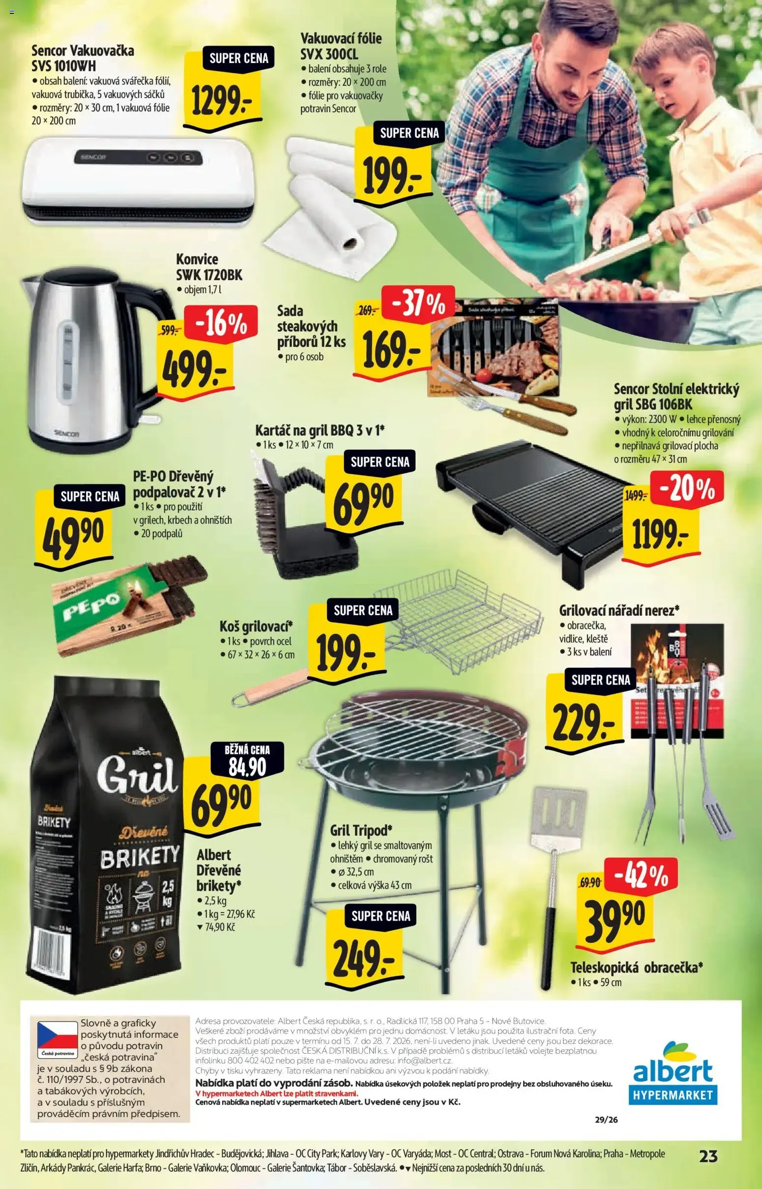 Albert katalog - Hypermarket od 15.07.2026 - Akční leták - 15. července 28. července 2026 - Page 23
