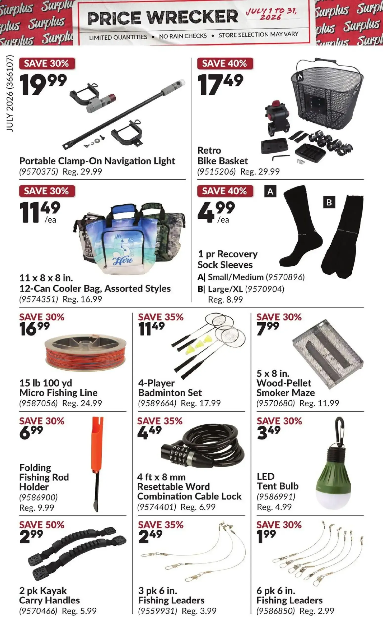 Princess Auto flyer - Price Wrecker from Jul 1, 2026 > weekly specials & deals from July 1 to July 31 2026 - flyer page 17