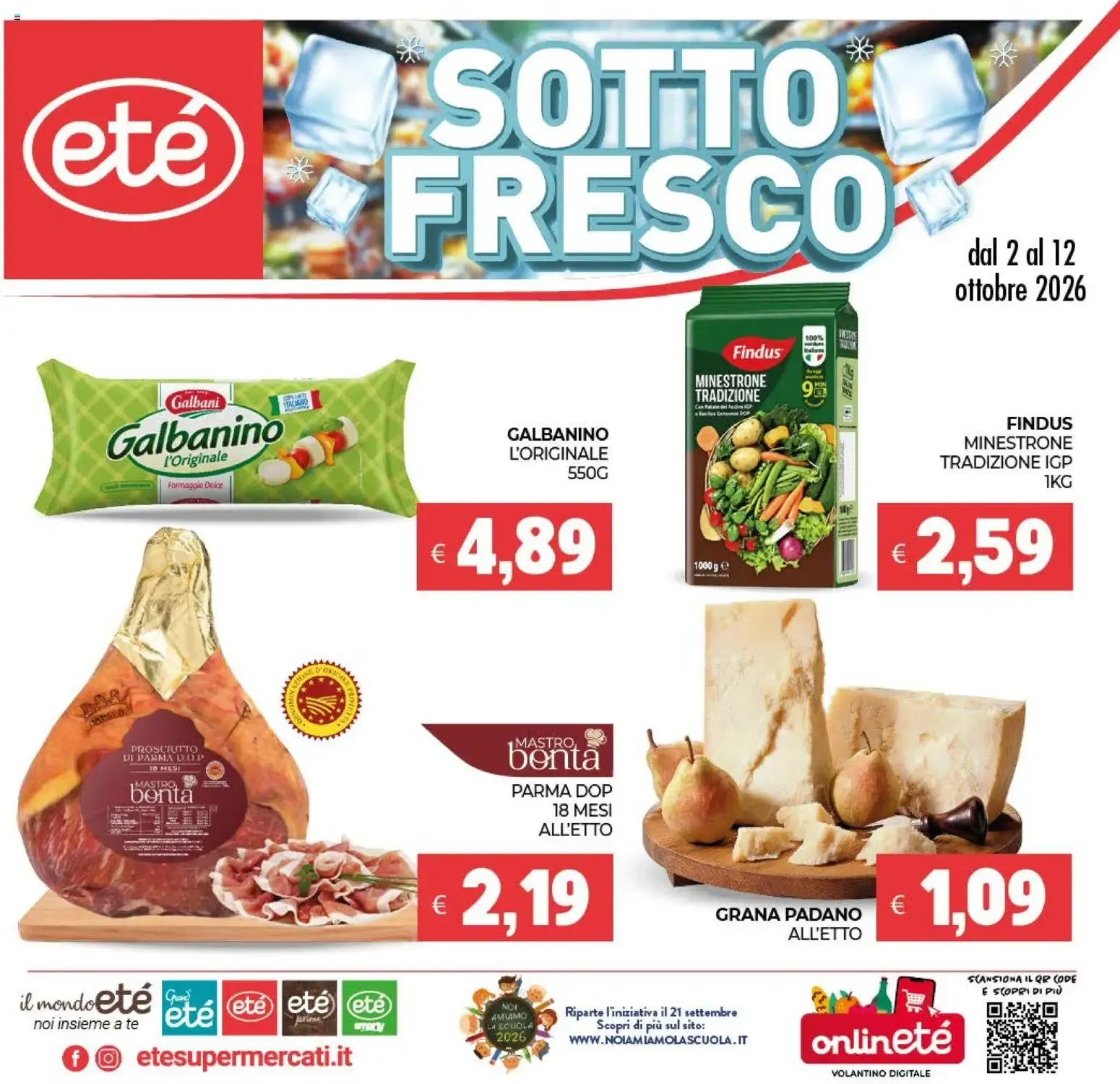Eté volantino dal 02/10/2026 - online Offerte da 2 ottobre a 12 ottobre di 2026 - Pagina del volantino 1