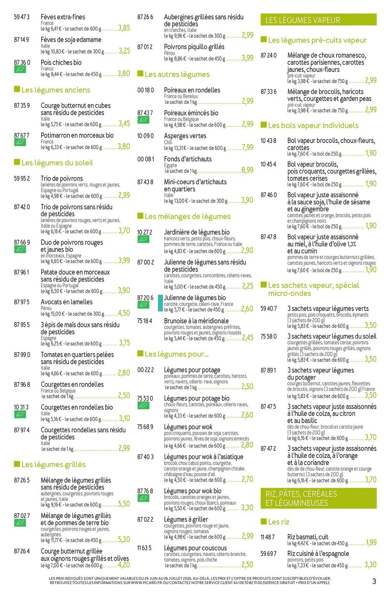 Picard Catalogue Du 29/06/2026 au 13/09/2026 du 29 juin au 13 septembre 2026 - Catalogue page 3