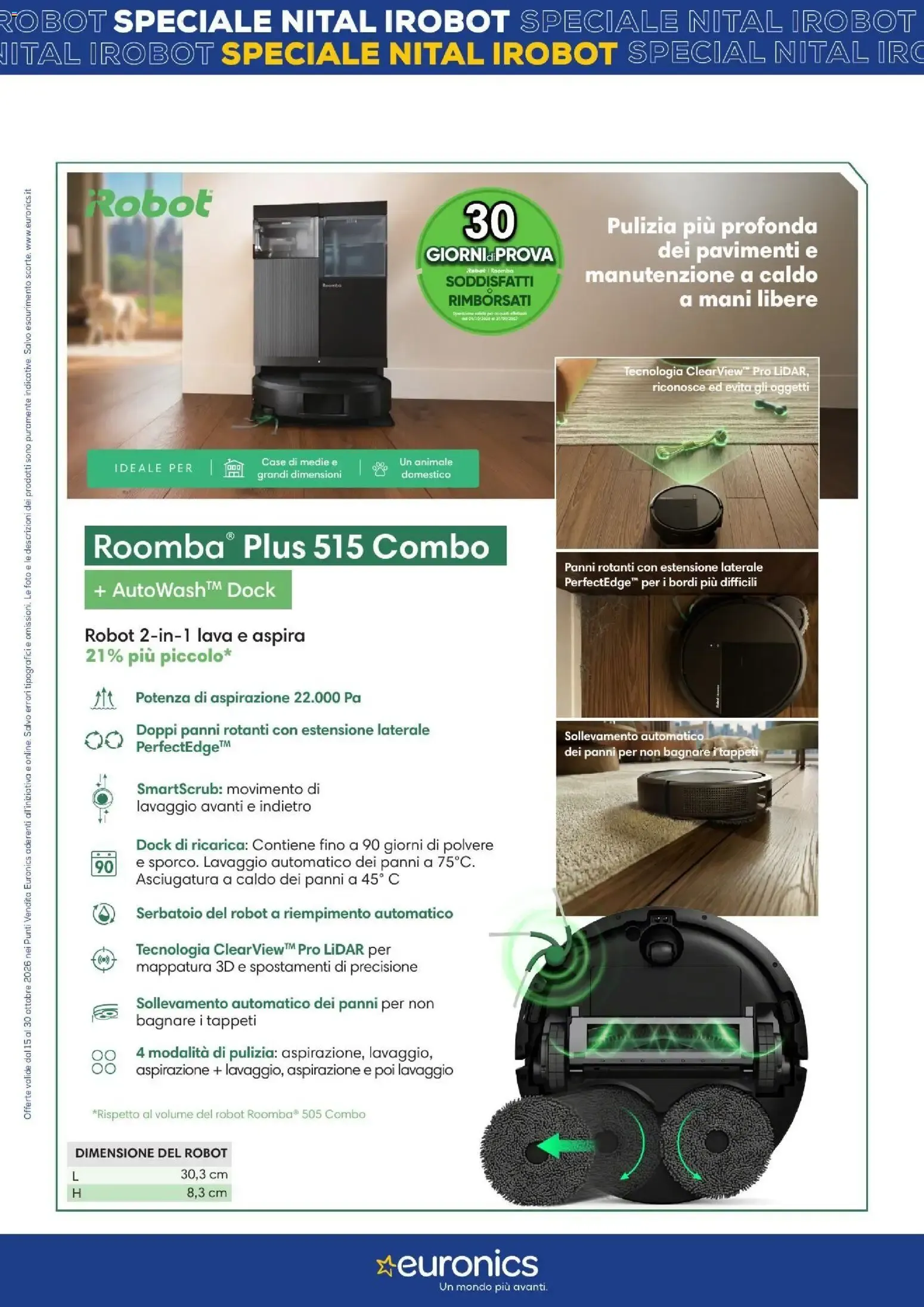 Nuovo Euronics volantino Irobot dal 15/10/2026 > offerte anteprima 🛍️ da 15 ottobre a 30 ottobre di 2026 - Pagina del volantino 7