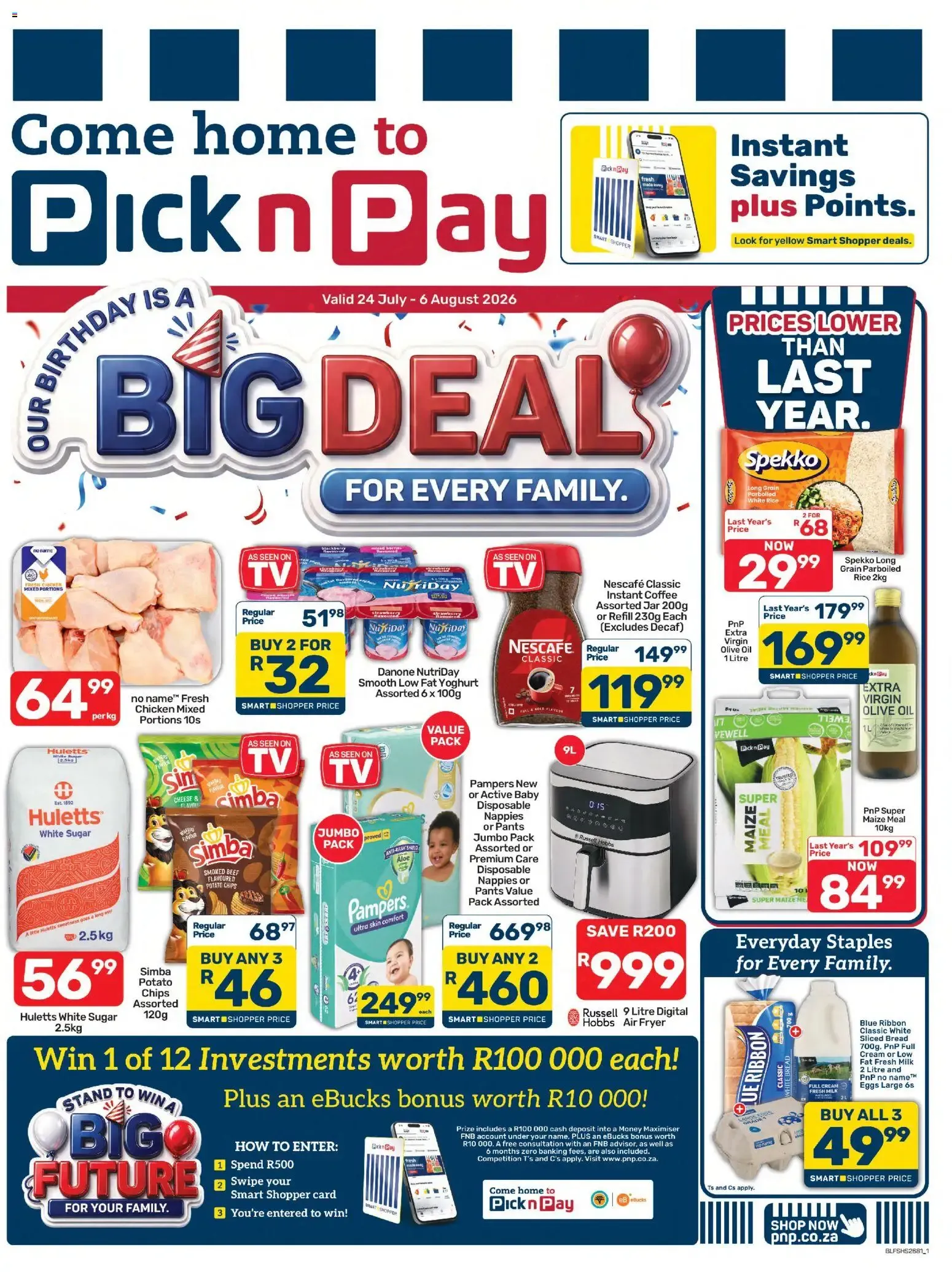 Pick n Pay - Birthday Big Deal from 24 July to 6 August 2026 - Catalogue Page 1