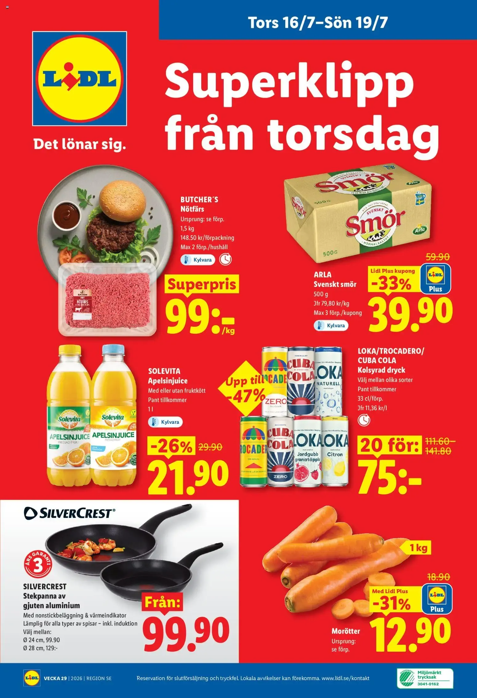 Lidl erbjudanden från 13/07/2026 - 19/07/2026 > Reklamblad nuvarande rabatter från 13 juli till 19 juli 2026 - Reklamblad sidor 29
