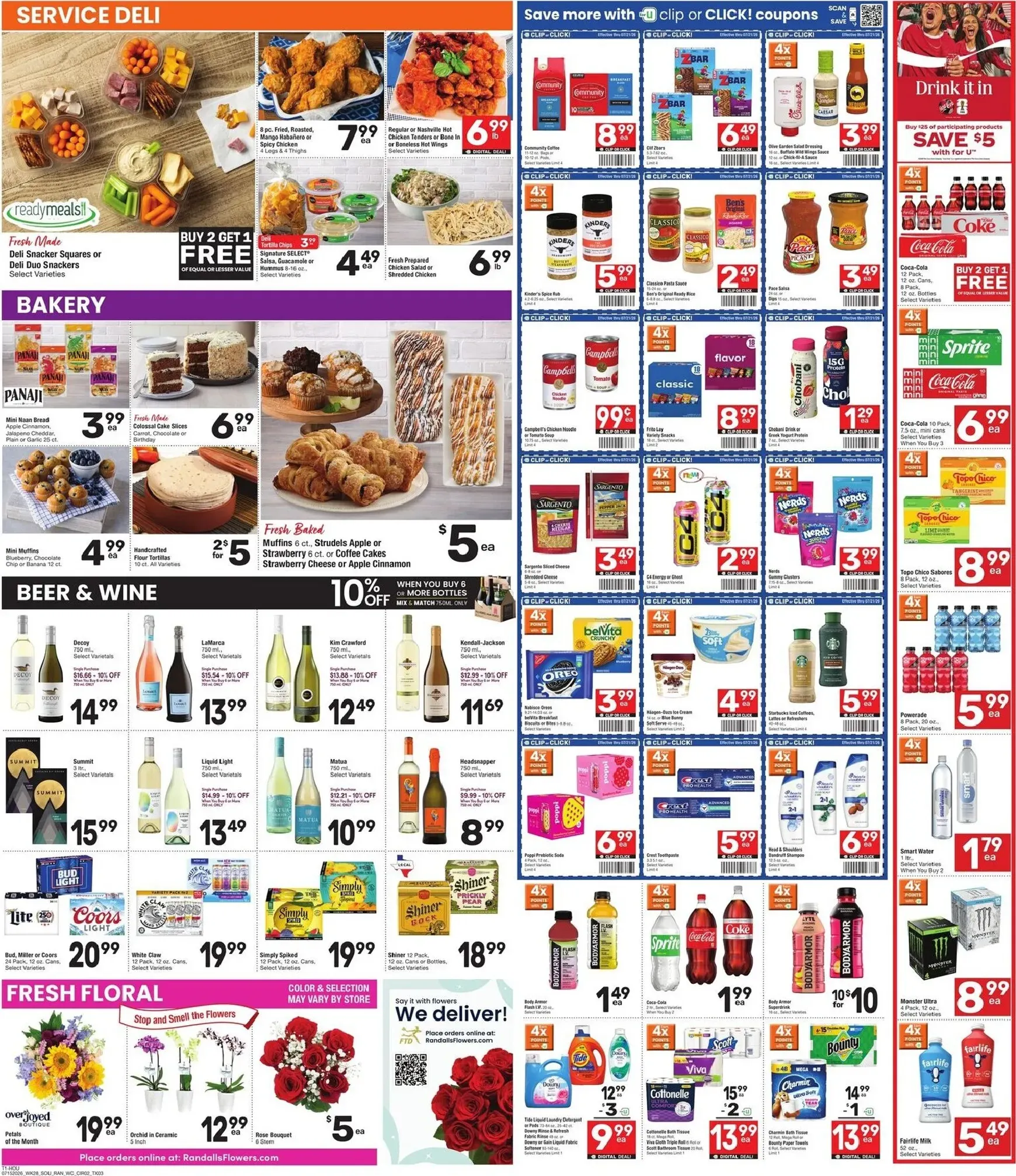 Weekly ad Current Randalls leaflet valid from Wednesday 07/15/2026 to Tuesday 07/21/2026 from July 15 to July 21 2026 - Page 3