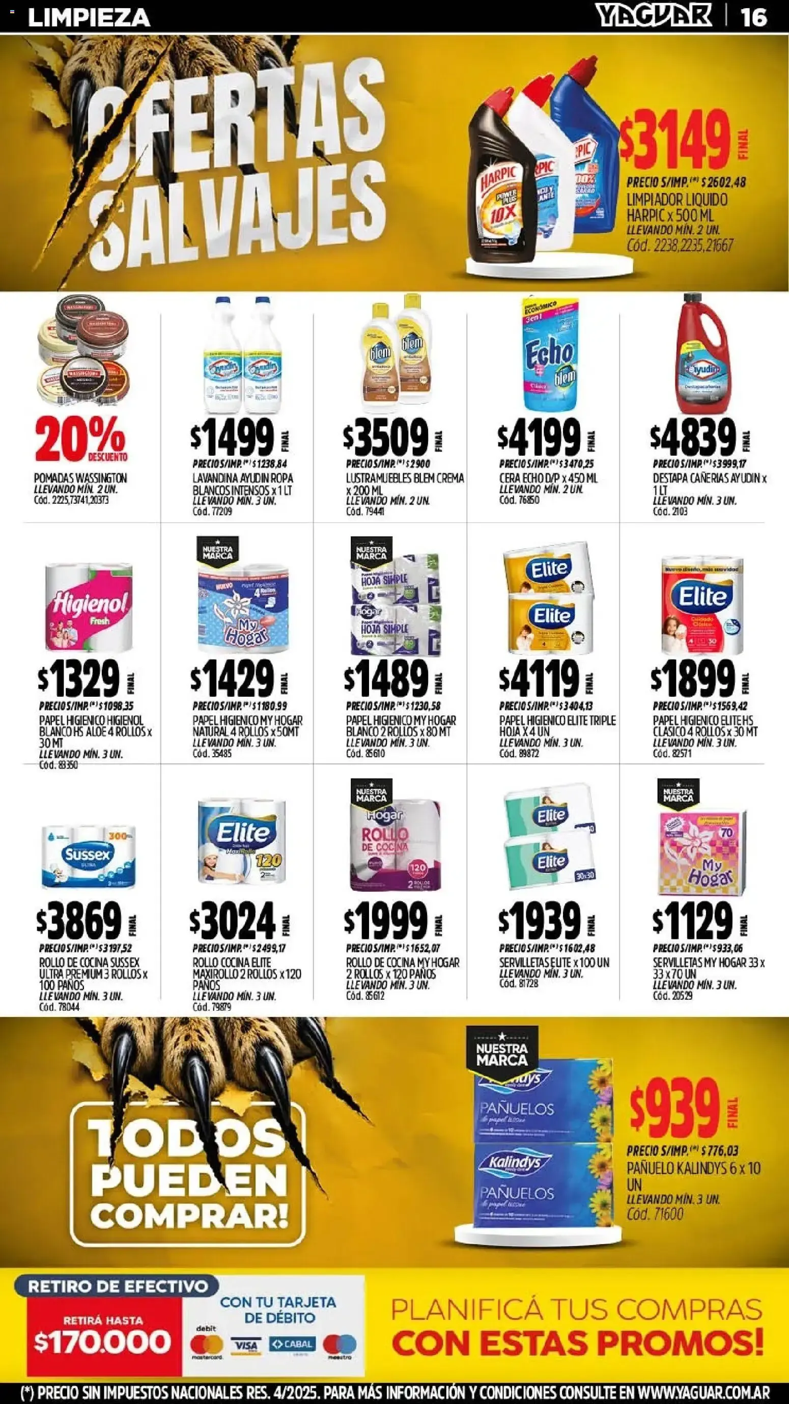 Ofertas de Yaguar - Oferta Semanal San Juan del 03/08/2026 - 08/08/2026 3 de agosto al 8 de agosto 2026 - Página 16 del catálogo