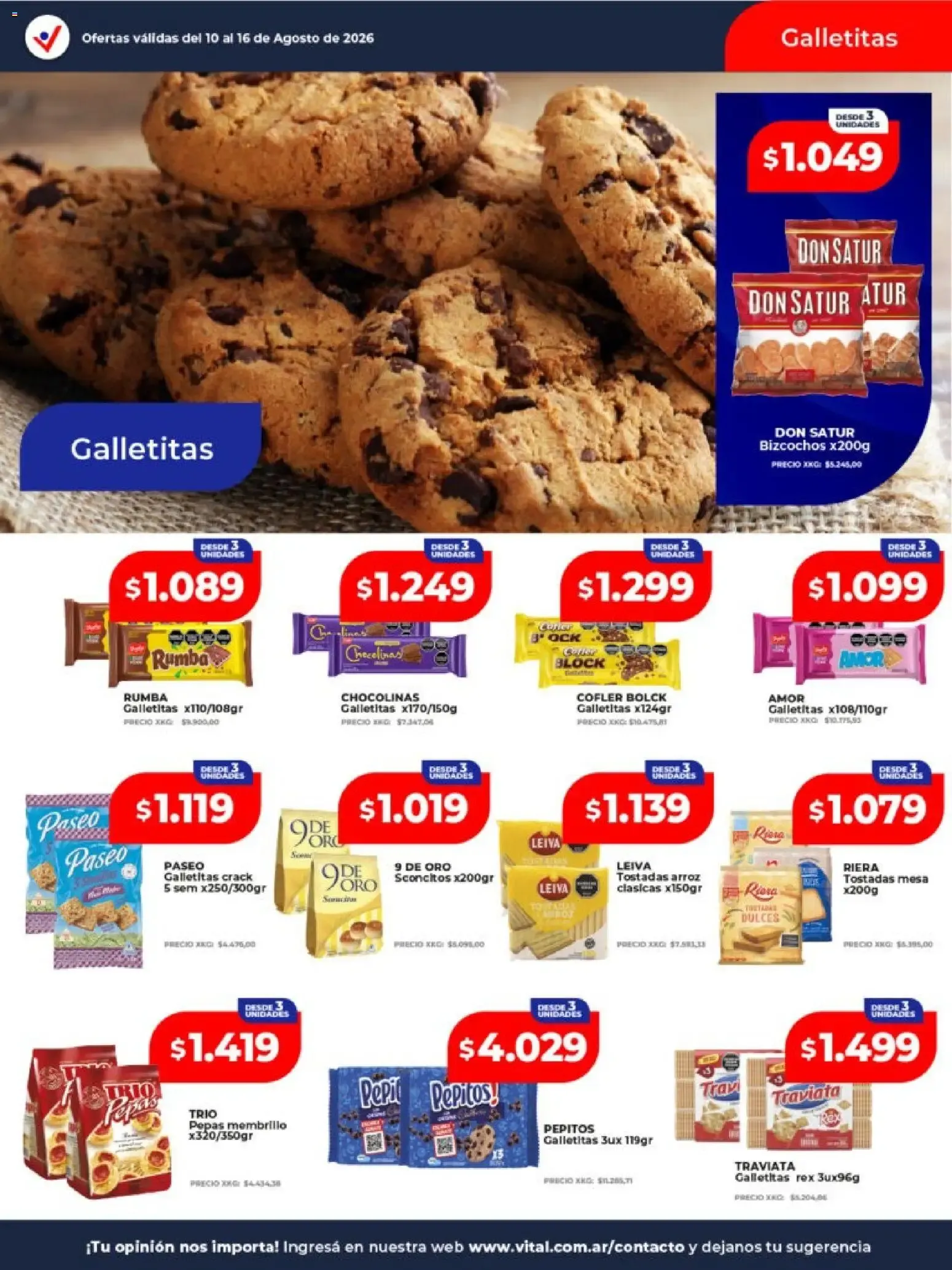 Ofertas de Vital - Ofertas San Justo || del 10/08/2026 - 16/08/2026 || Catálogo 10 de agosto al 16 de agosto 2026 - Página 24 del catálogo