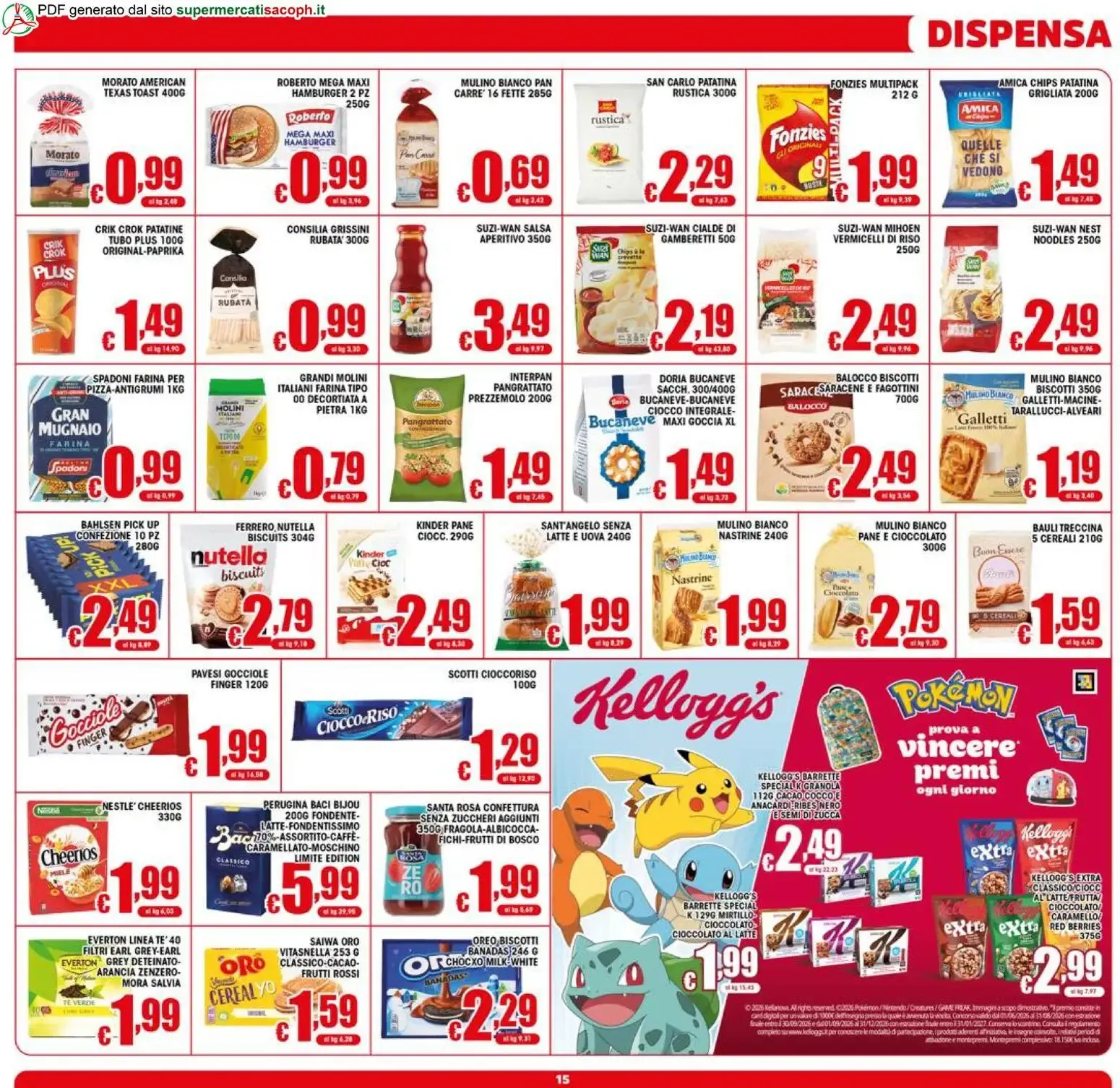 Sacoph - Offerte Super da 23 settembre a 1 ottobre di 2026 - Pagina del volantino 15