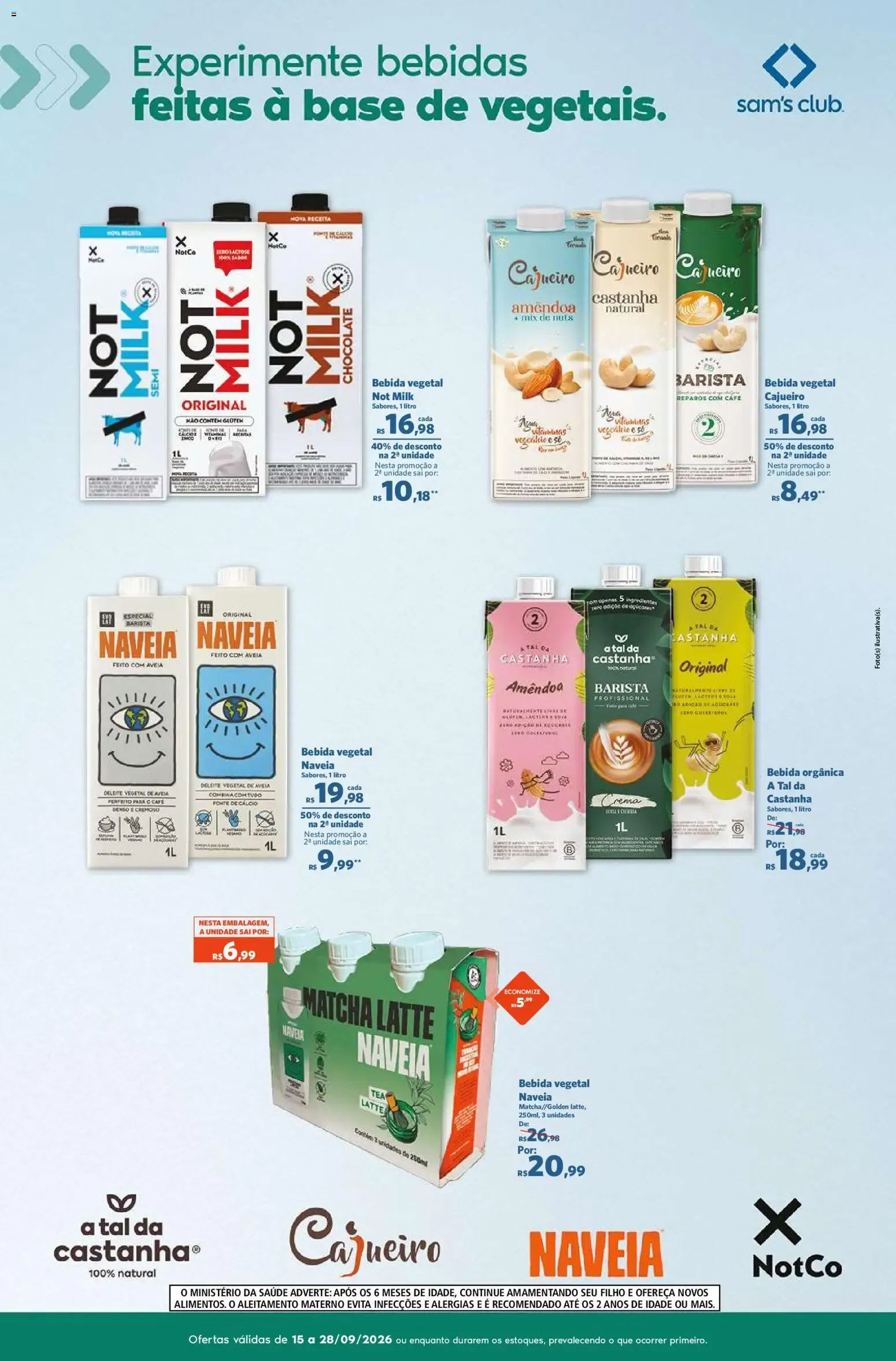 Encarte de Sam's Club Viva Bem 15 de setembro até 28 de setembro 2026 - Pagina 14