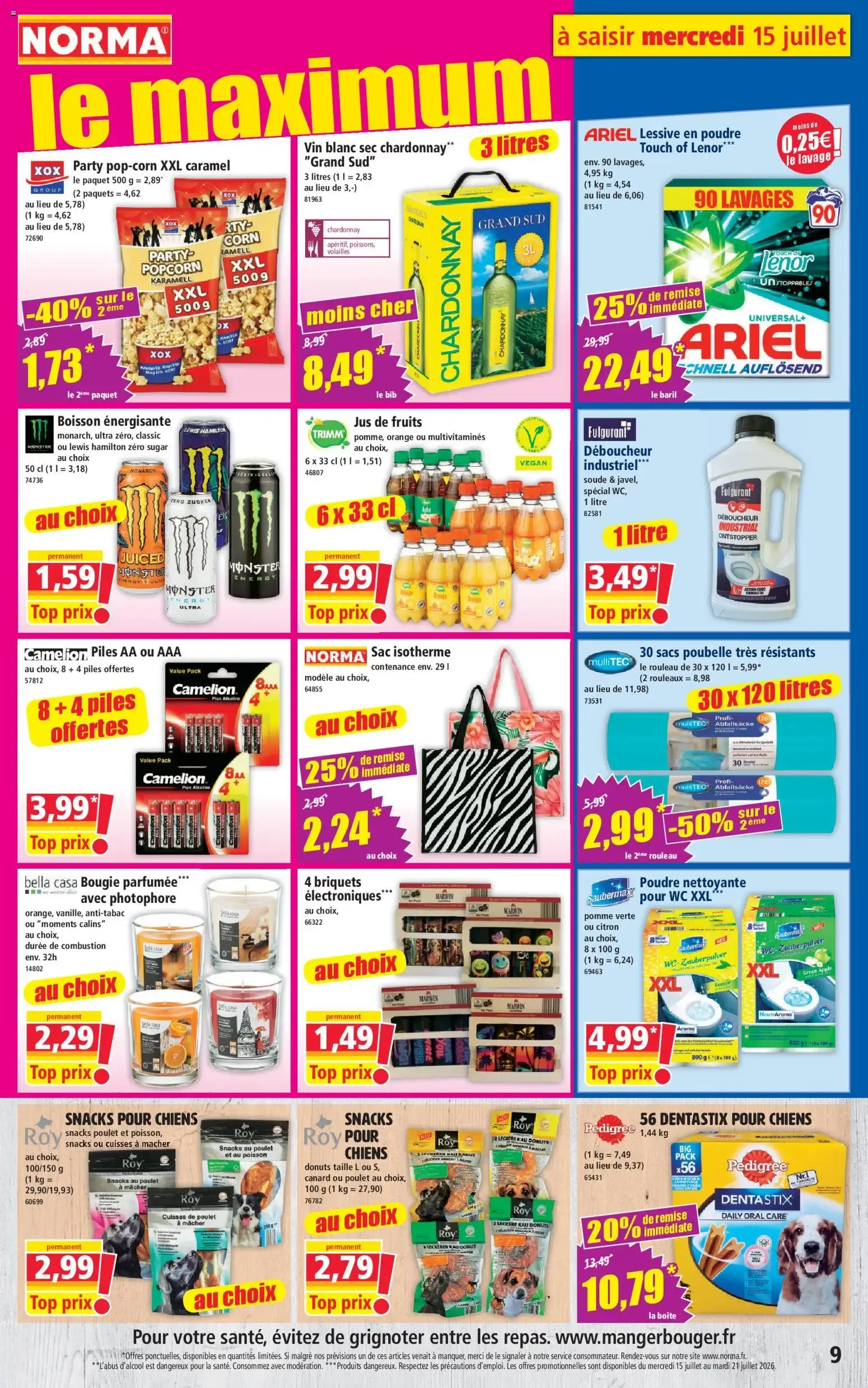 Norma catalogue à partir du 15/07/2026 - promo en ligne du 15 juillet au 21 juillet 2026 - Catalogue page 9