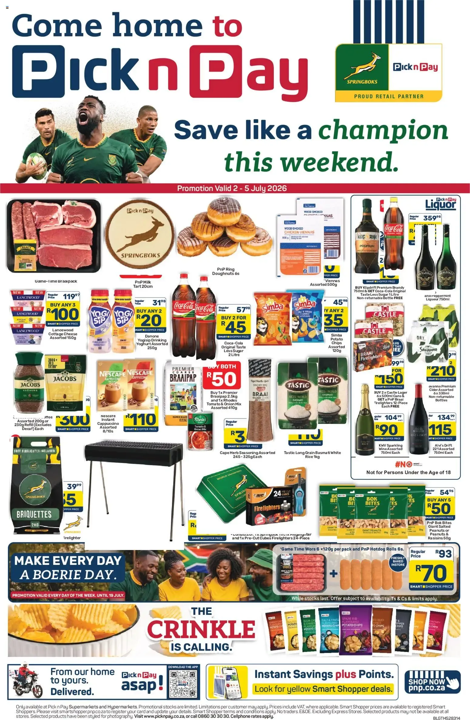 Pick n Pay Inland Provinces - Weekend Specials (02/07/2026 - 05/07/2026) Online from 2 July to 5 July 2026 - Catalogue Page 1