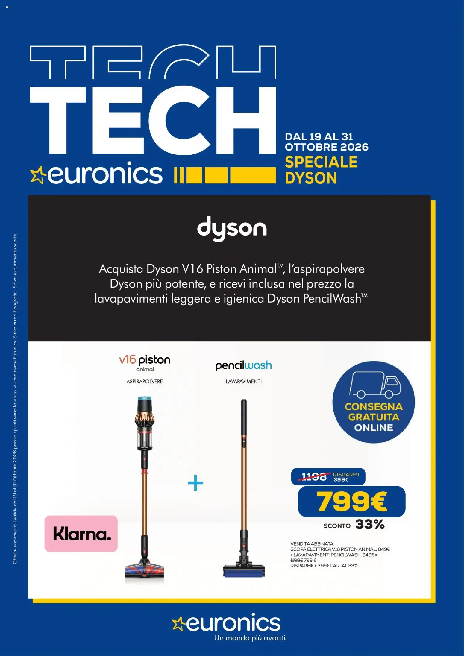 Euronics Tech: Speciale Dyson da 19 ottobre a 31 ottobre di 2026 - Pagina del volantino 1