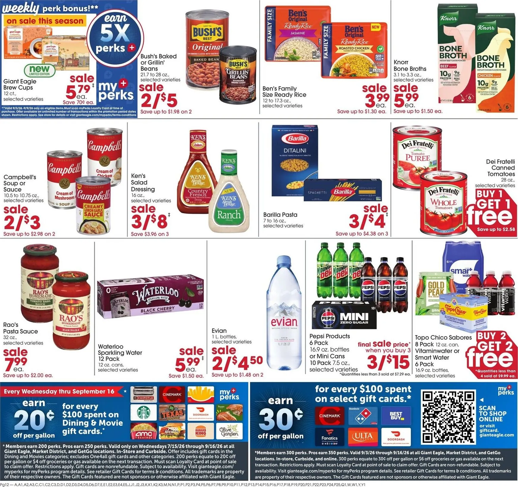 Weekly ad Current Giant Eagle leaflet valid from Thursday 09/03/2026 to Wednesday 09/09/2026 from September 3 to September 9 2026 - Page 12