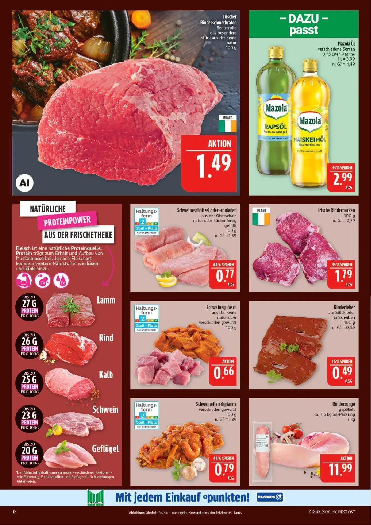 Marktkauf Prospekt – von Montag 12.10.2026 bis Samstag 17.10.2026 von 12. Oktober bis 17. Oktober 2026 - Prospekt seite 12