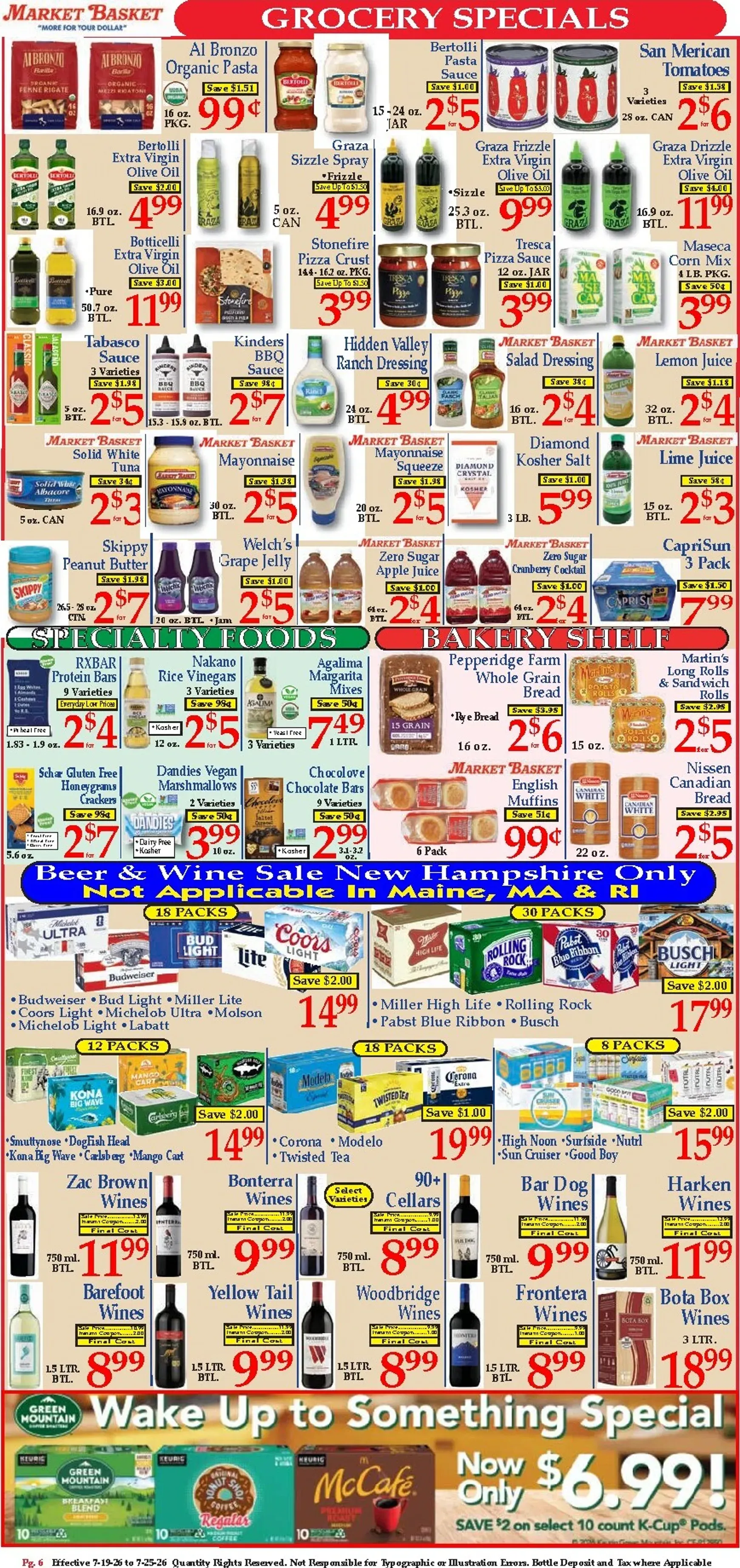 Weekly ad Market Basket - More for your Dollar from July 19 to July 25 2026 - Page 6